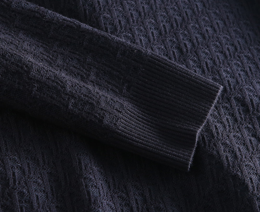 Dior 26s Men Textured Crewneck Sweater Knitwear 434250