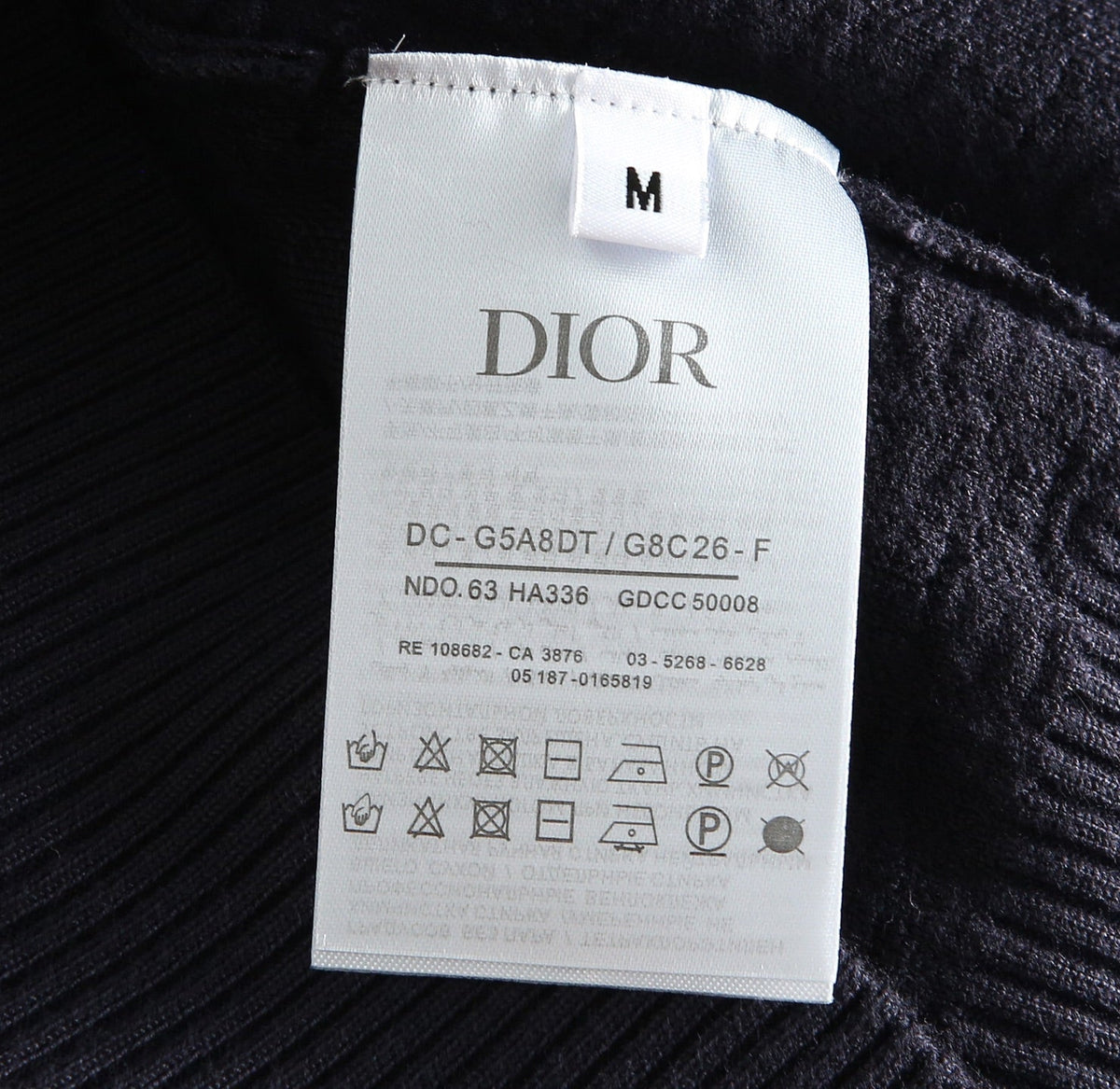 Dior 26s Men Textured Crewneck Sweater Knitwear 434250