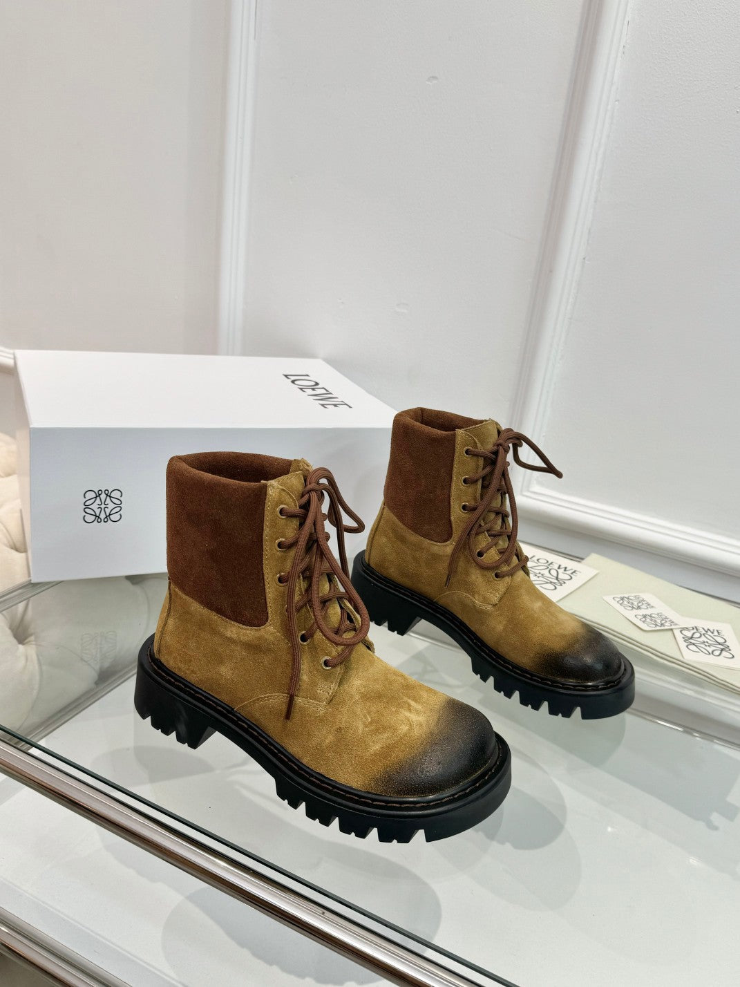 Loewe Sierra Boot Tobacco / Chocolate  Suede 984778