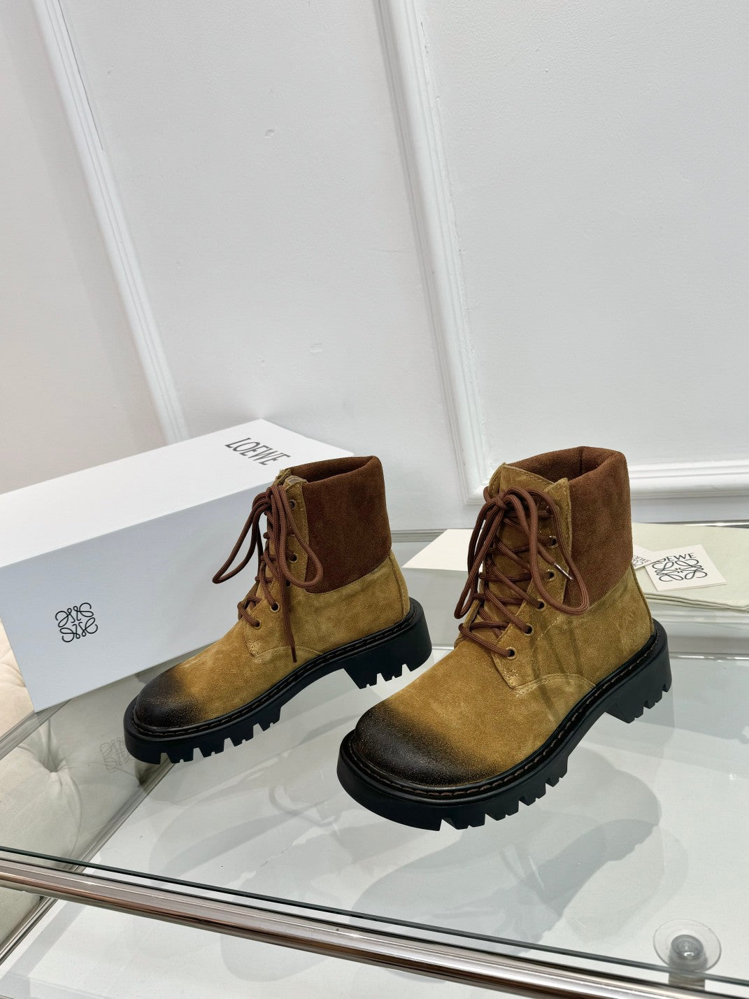 Loewe Sierra Boot Tobacco / Chocolate  Suede 984778