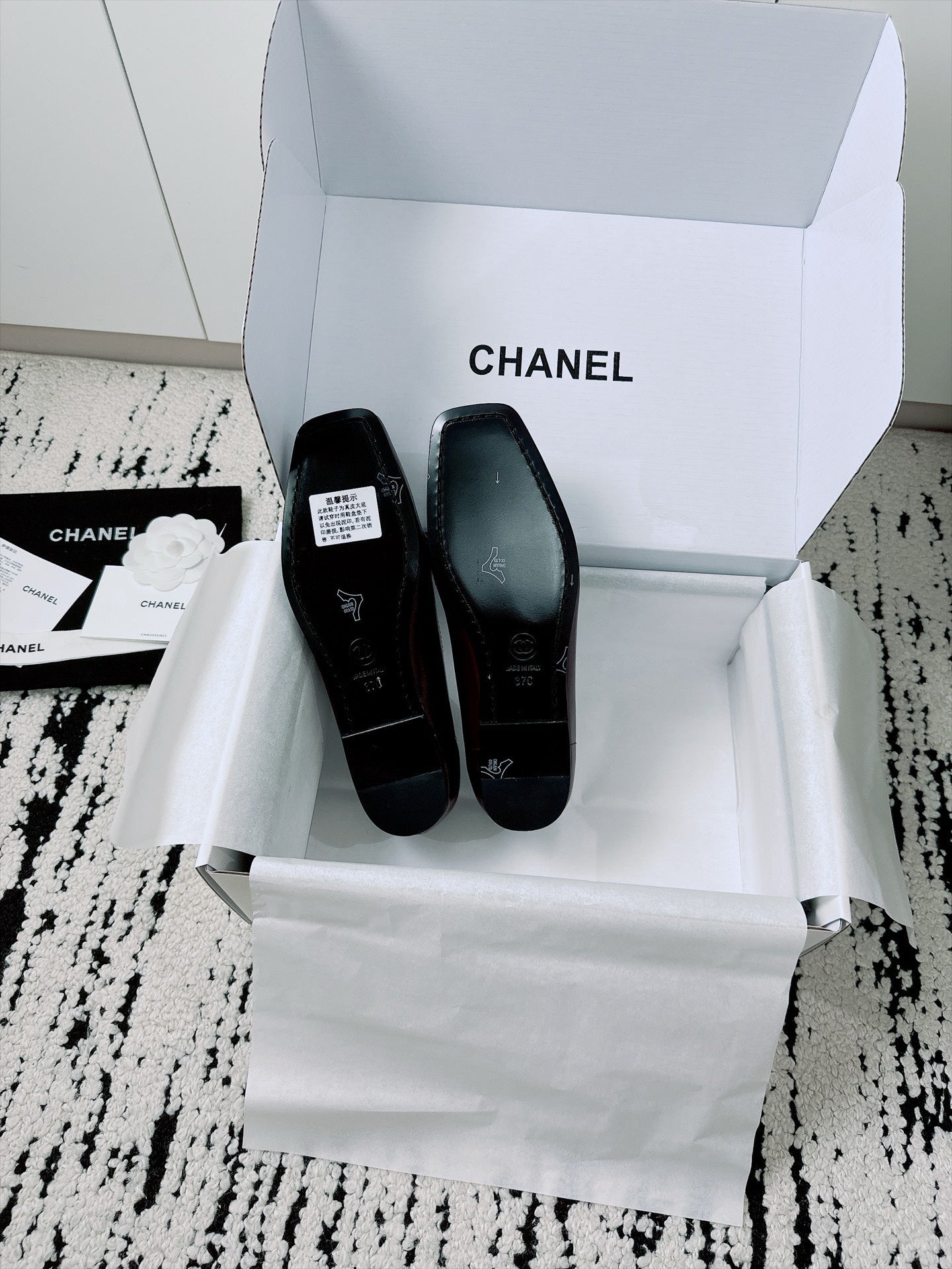 CC AW26 Mocassins Falt Bordeaux Shiny Leather 942739