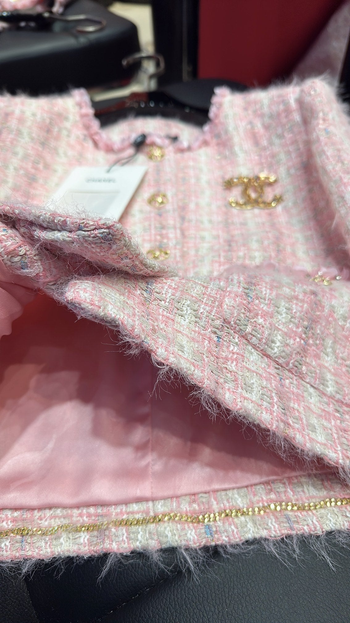 CC Fairy Coat Pink Cotton Wool 219885