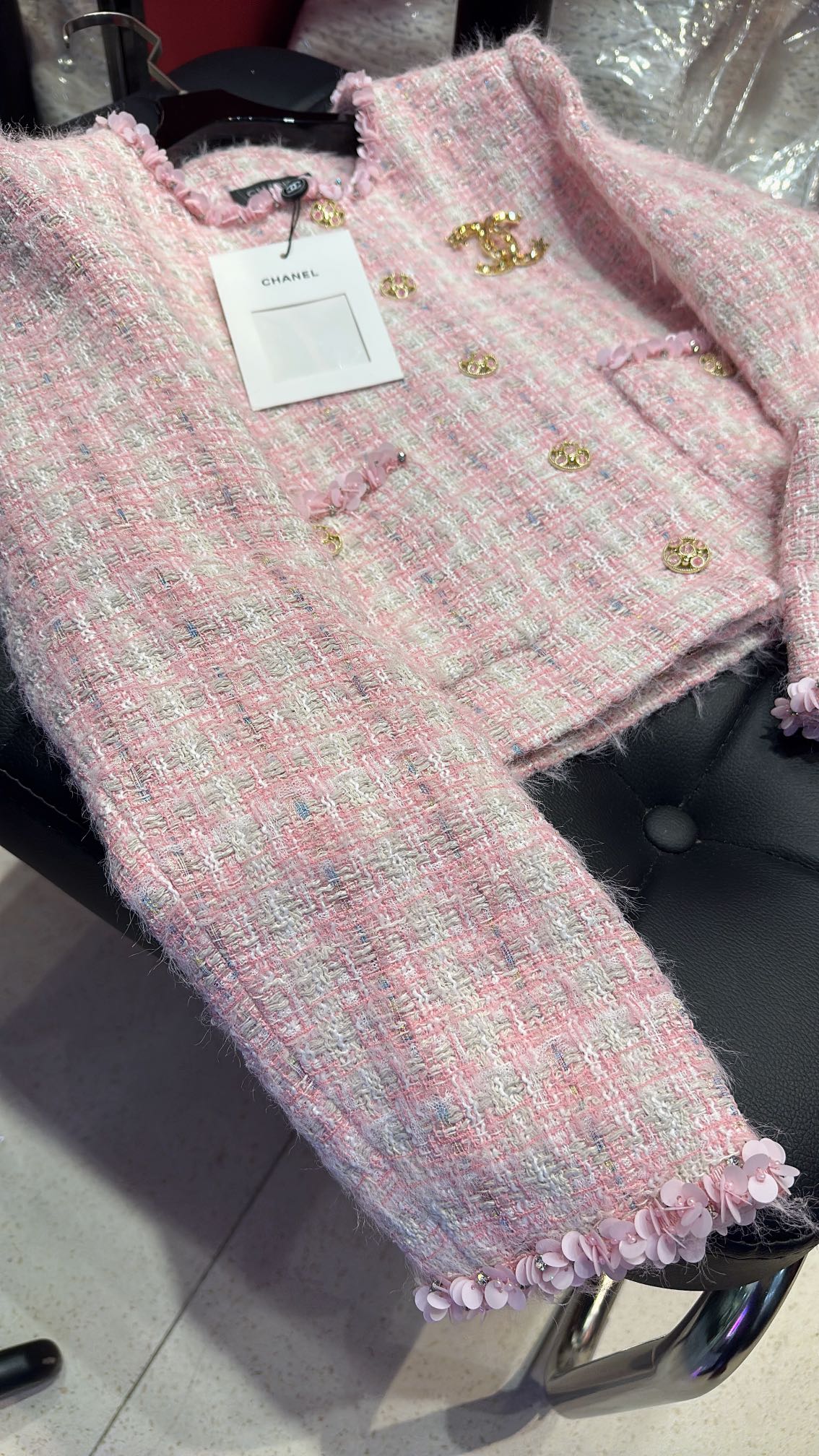 CC Fairy Coat Pink Cotton Wool 219885