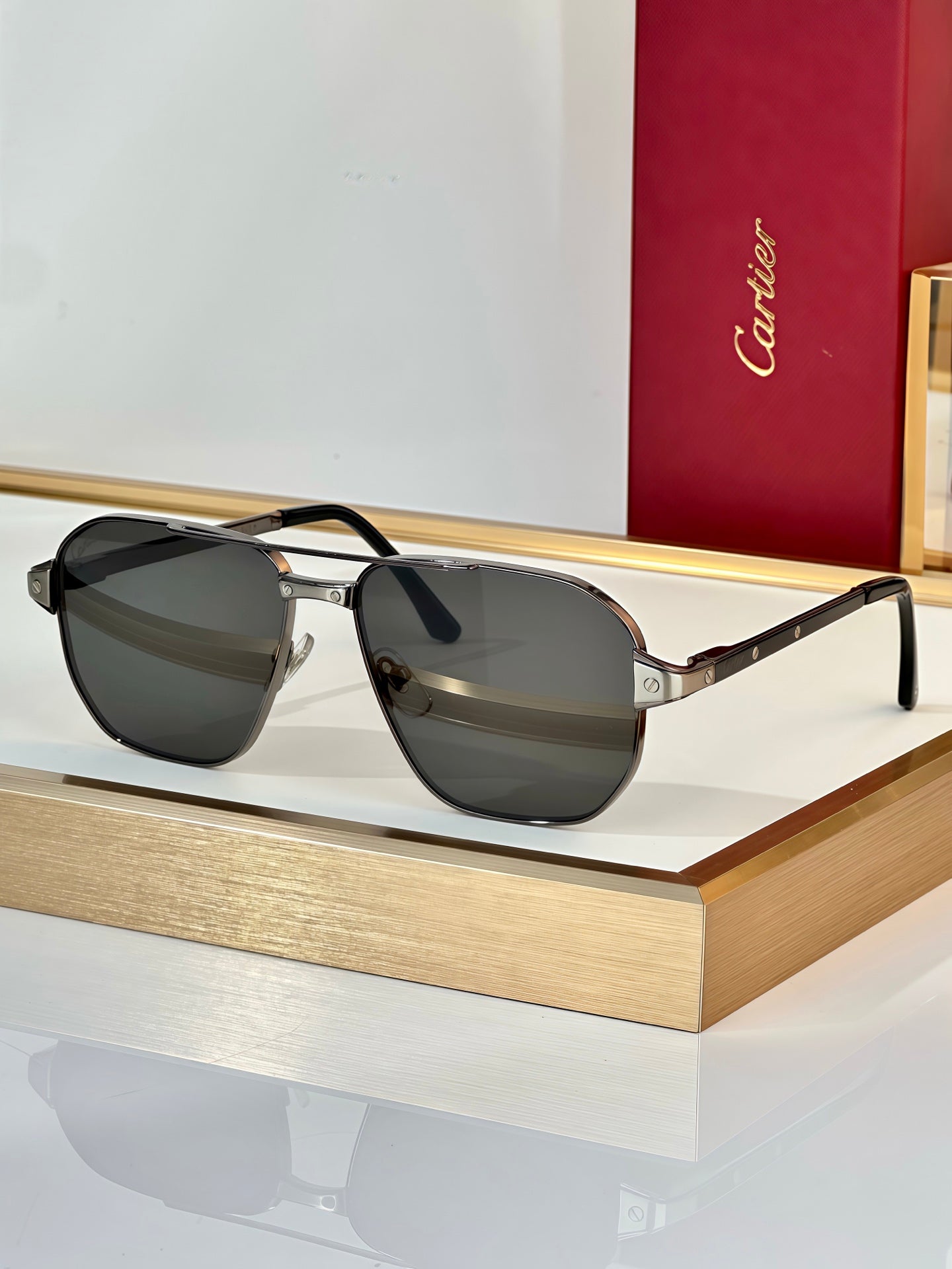 Cartier CT0424S Metal Sunglasses 189547