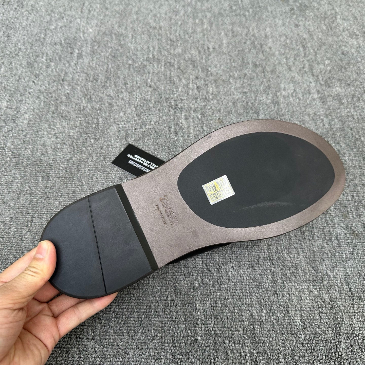 Zegna Men's Sandal Full Black Leather 144950