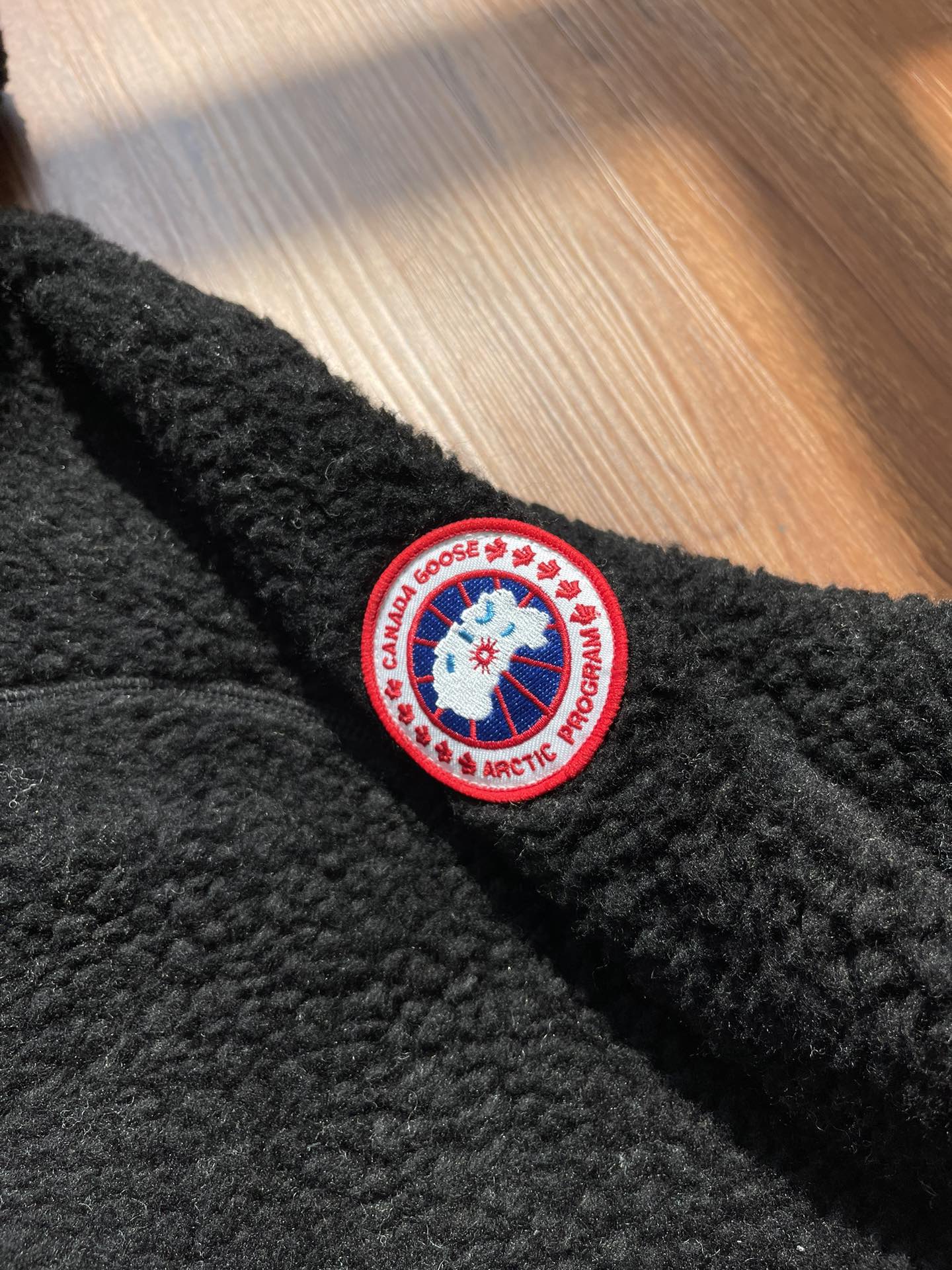 C. Goose Hoodie Black Lambswool 0010