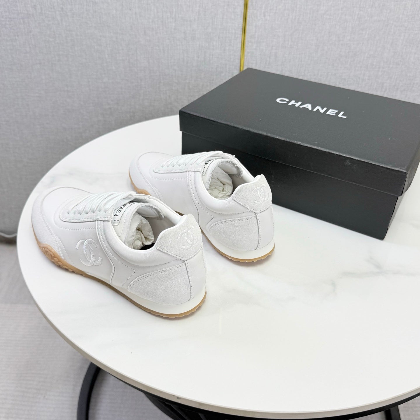 CC 26s Sneakers White Leather Suede 972903