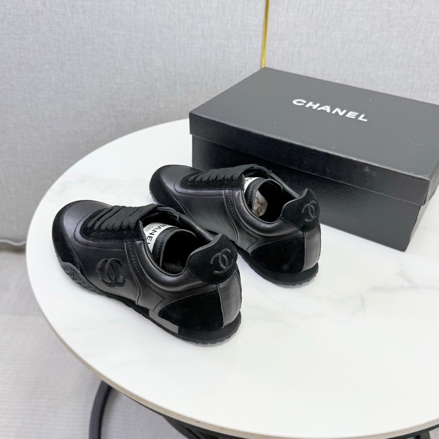 CC 26s Sneakers Black Leather Suede 972906