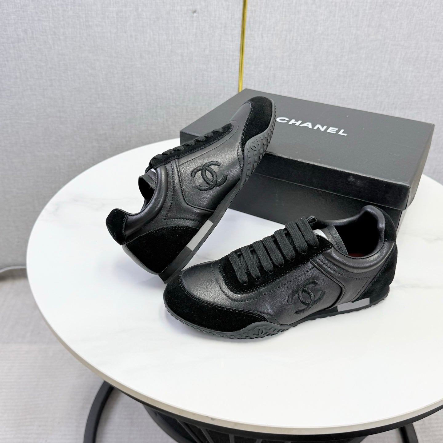 CC 26s Sneakers Black Leather Suede 972906