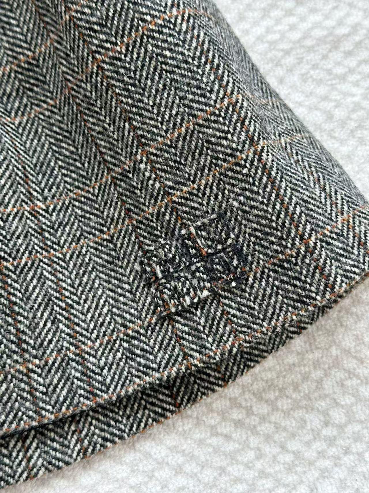 Miu Miu 25 Patterned Rope Skirt Gray Wool Viscose