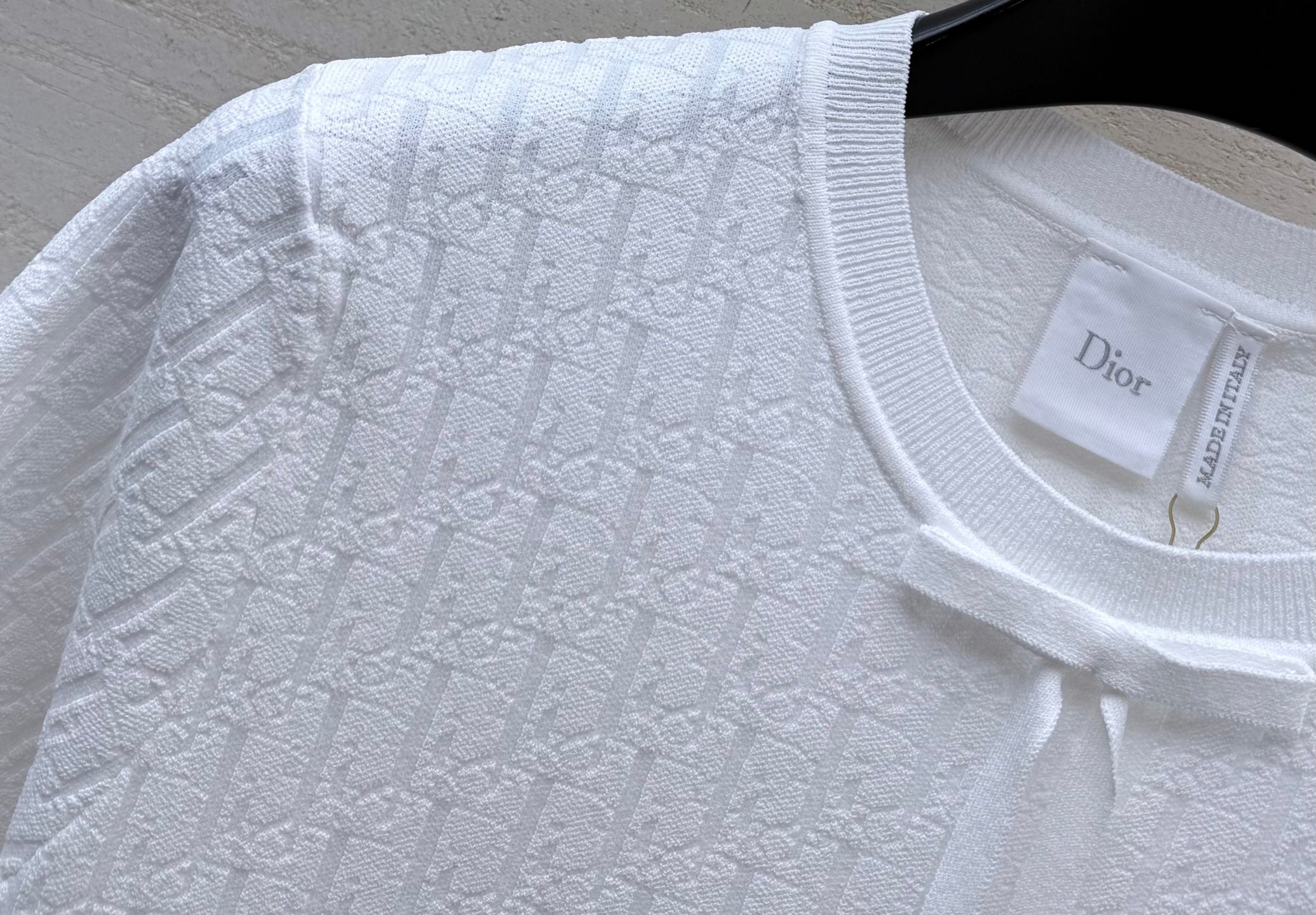 CD 26s Short-Sleeved Top White Viscose Fabric Polyester 398077