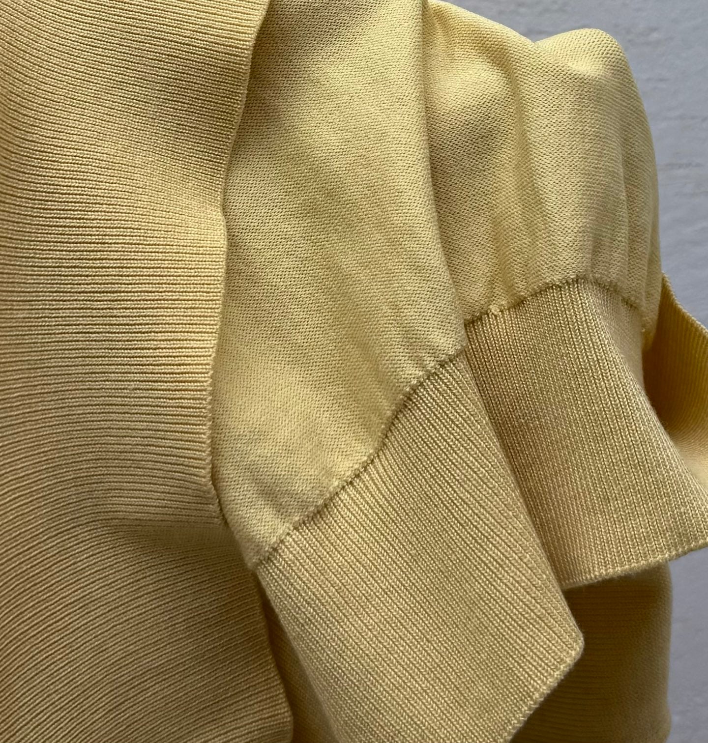 Prada 26s Light Yellow Silk Nylon 398040