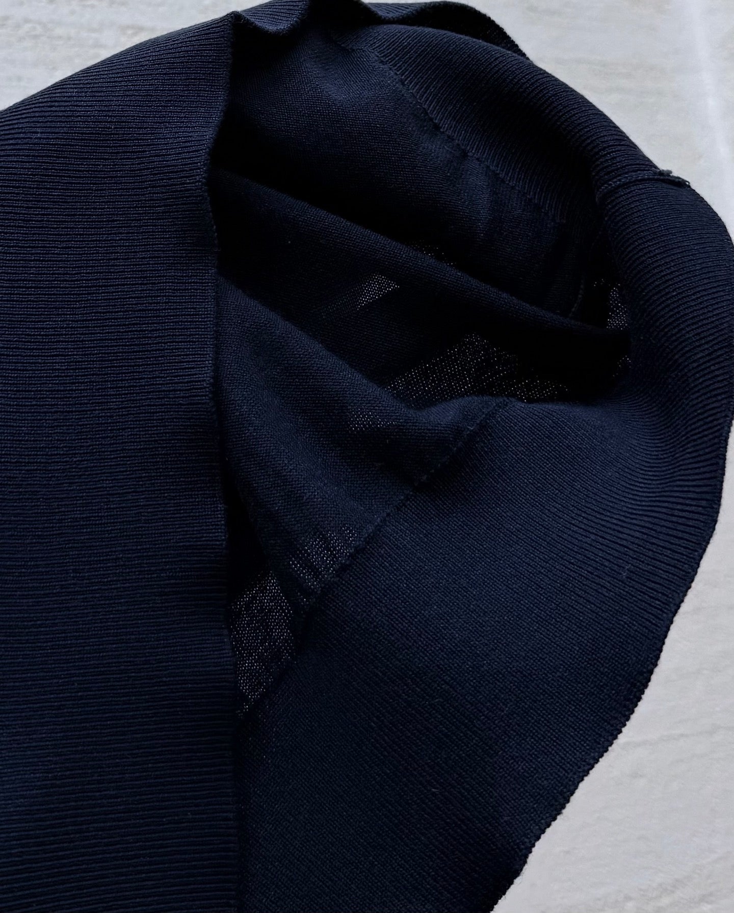 CD 26s Médaillon Short-Sleeved Sweater Navy Blue Cotton 398036