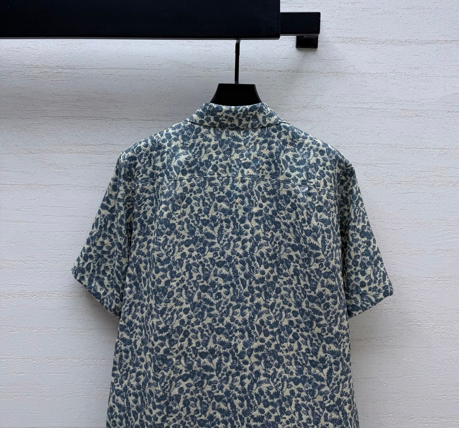 LP 26s Short-Sleeved Shirt Butter/Avio Linen 398048