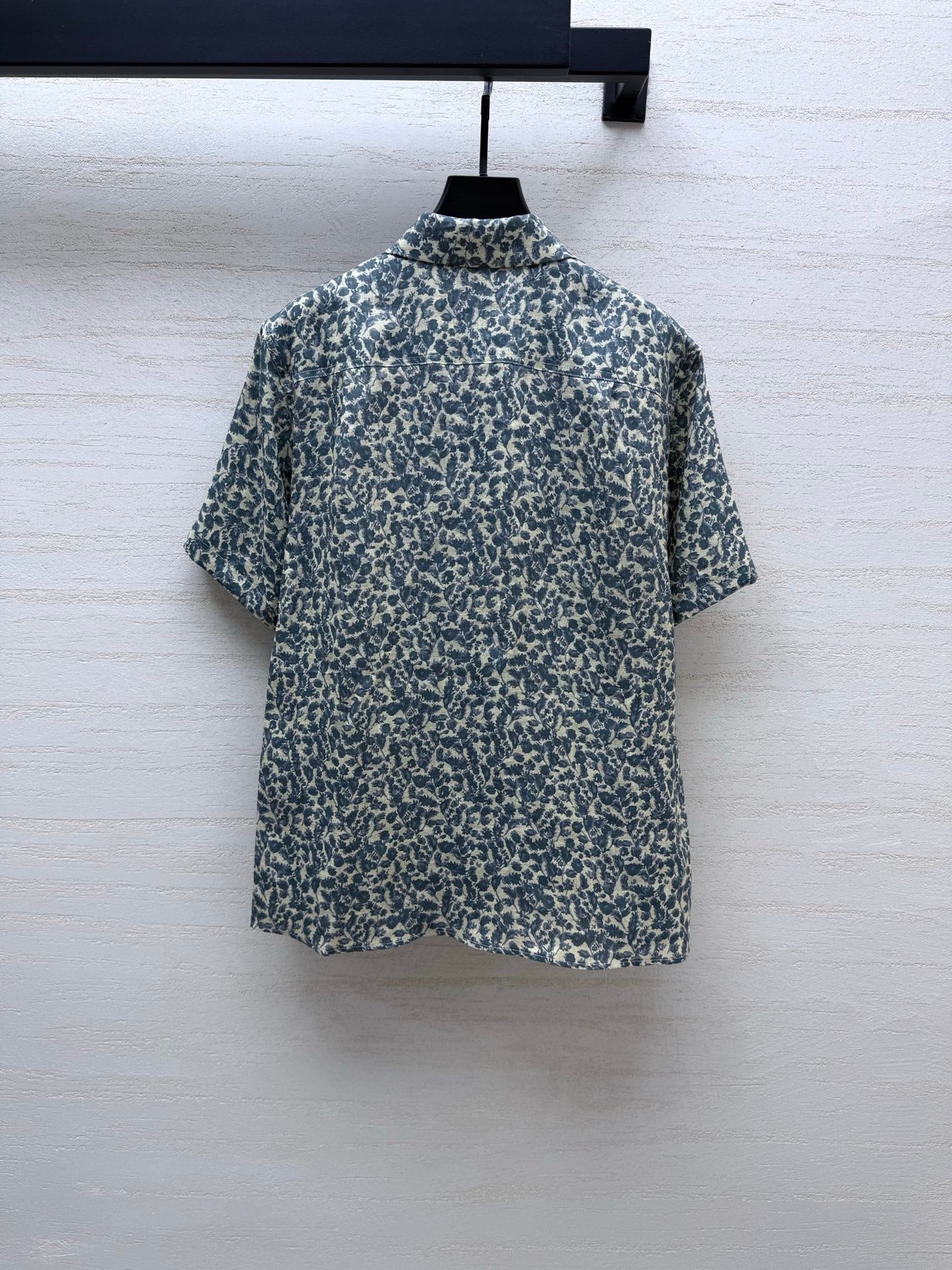 LP 26s Short-Sleeved Shirt Butter/Avio Linen 398048