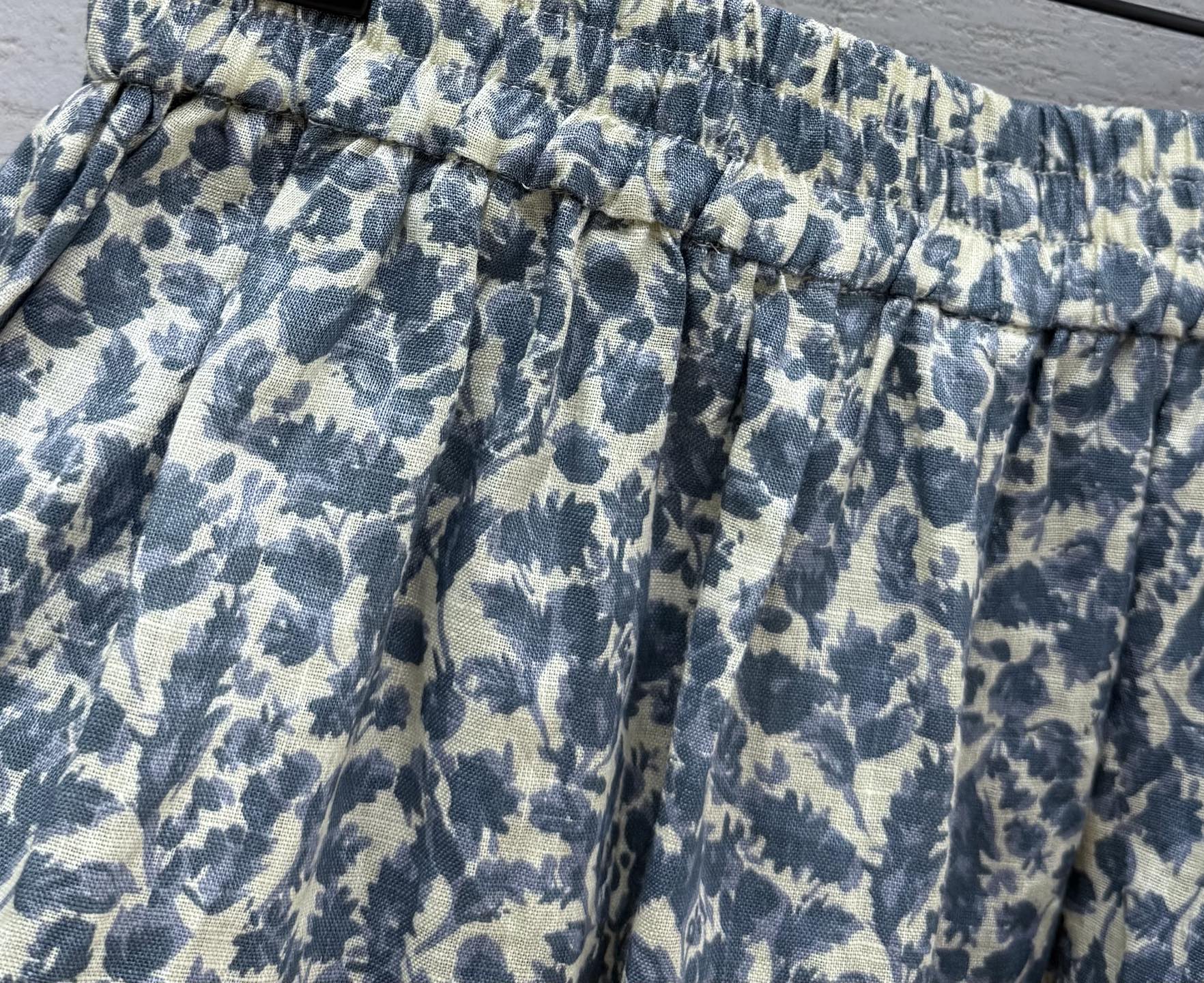LP Corbin Bermuda Shorts Butter/Avio Linen 398056