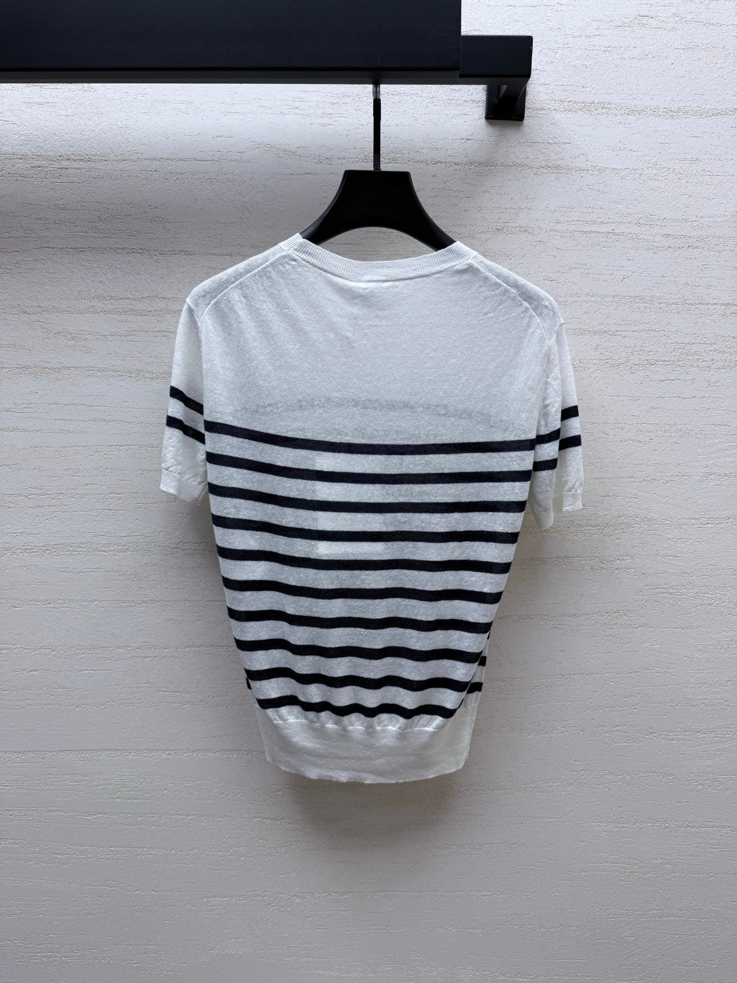 CD 26s Dioriviera Short-Sleeved Sweater Linen Cashmere 398082