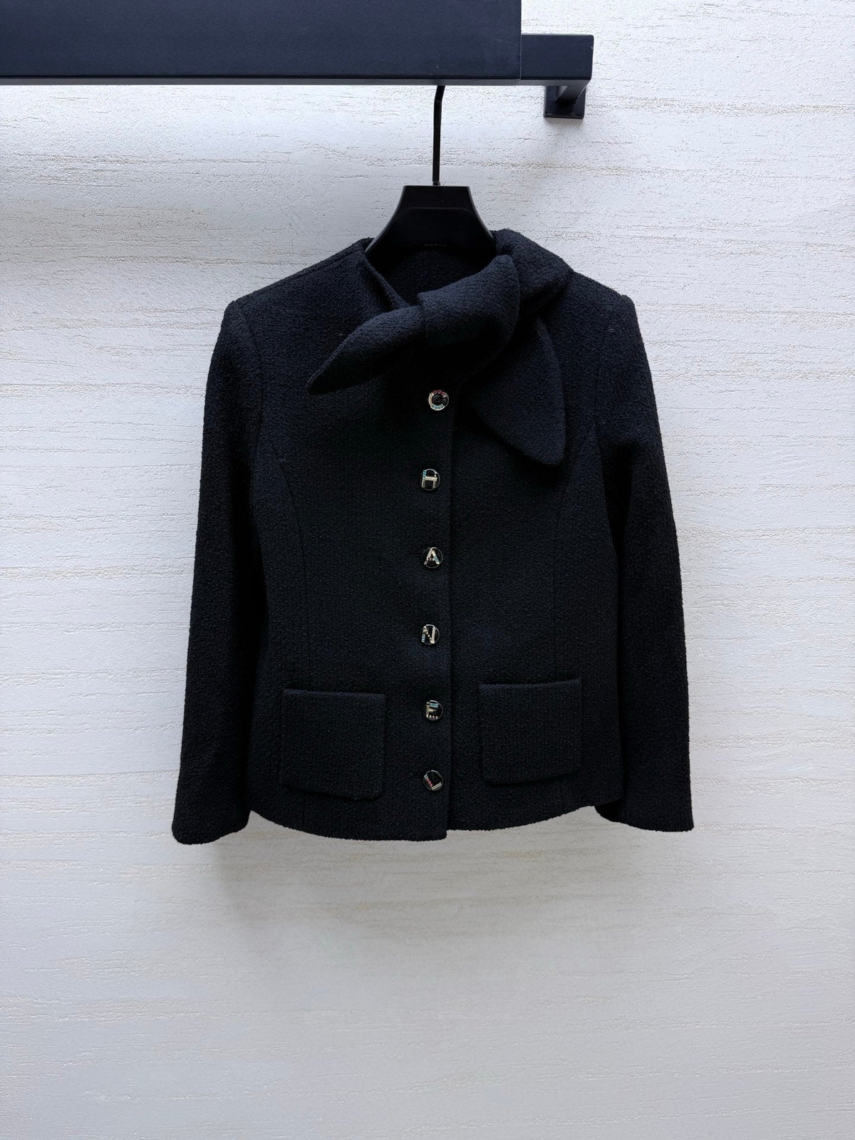 CC 26s Wool Jacket Black Wool Polyester 432877