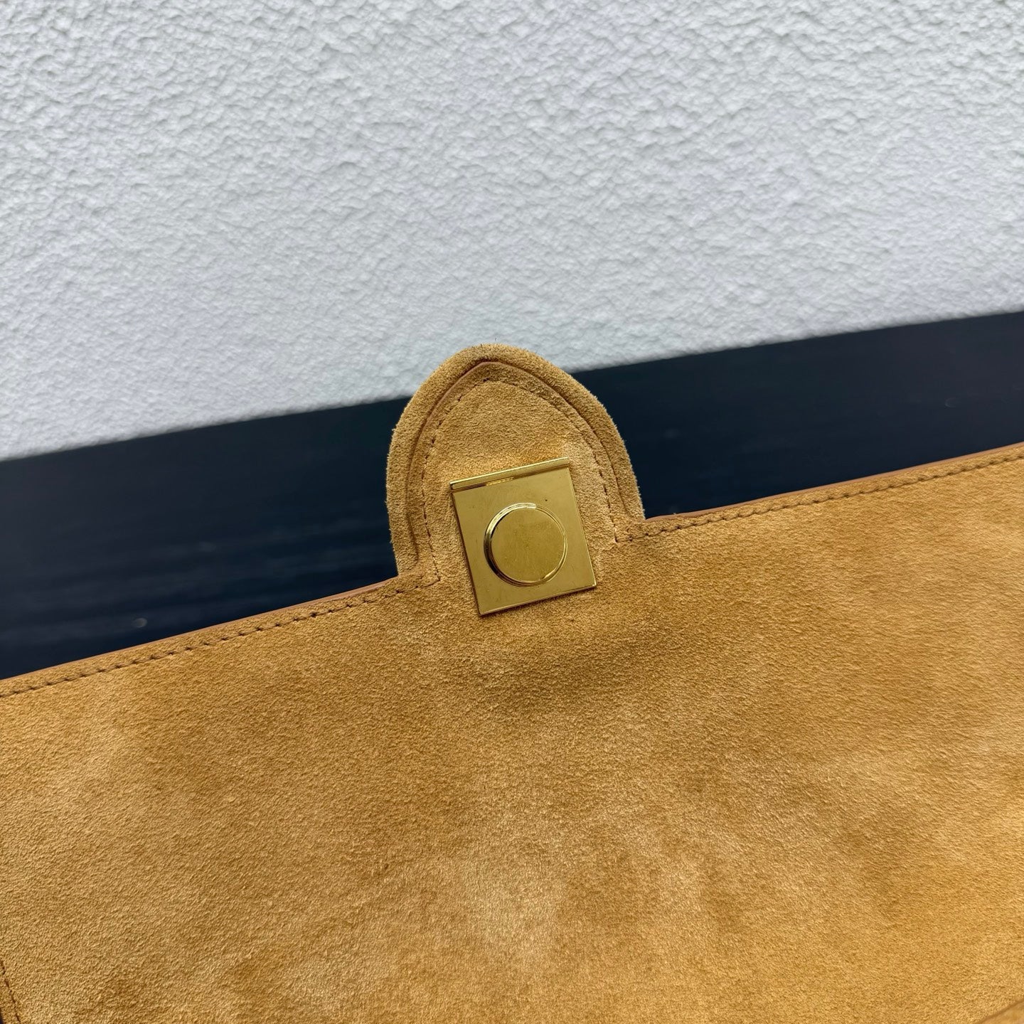 Jacquemus Le Bambino Chaine Shoulder Bag Tan Suede