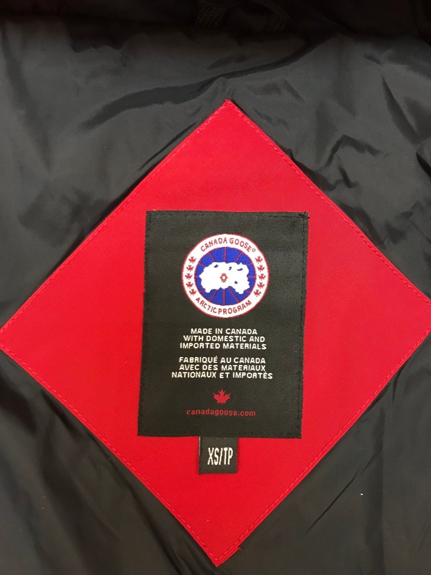 C. Goose Jacket Red Polyester 0023