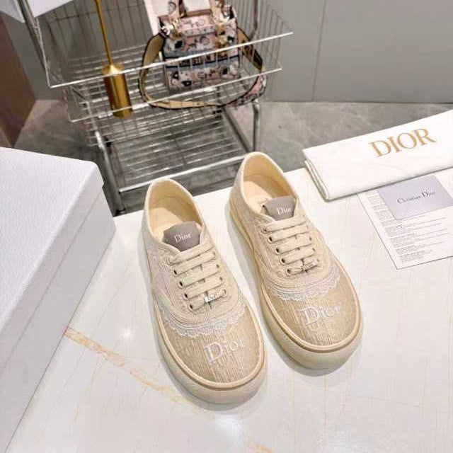 CD 26s Saltwind Sneaker Cream Cotton 996912