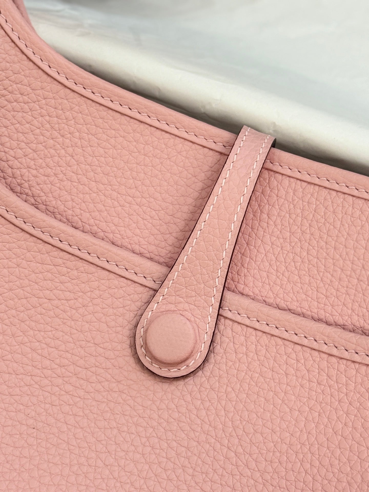 HM Evelyne 23cm Light Pink Togo Leather 281210