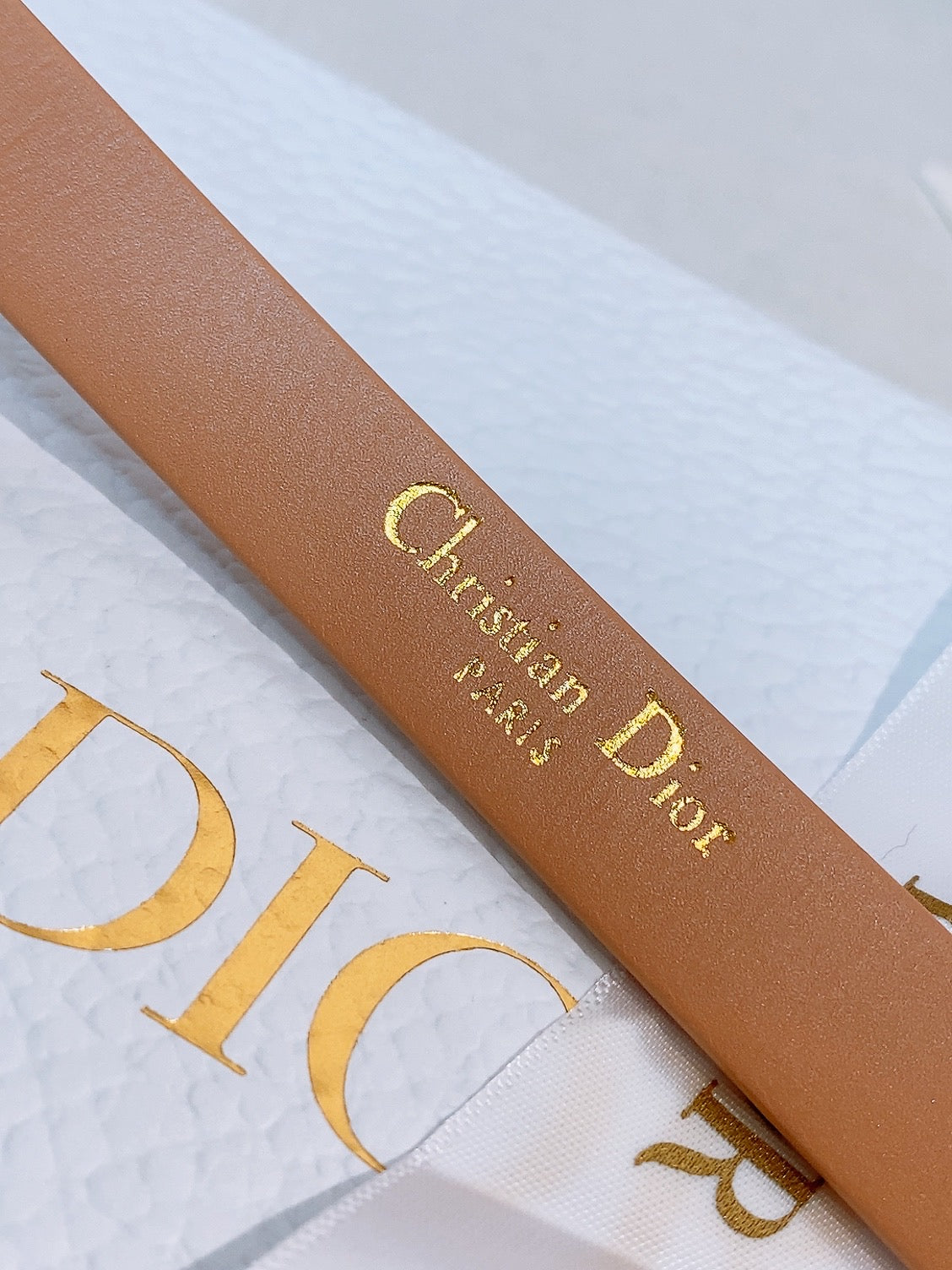CD Diorissimo Bow Belt 1.5cm Leather 211671