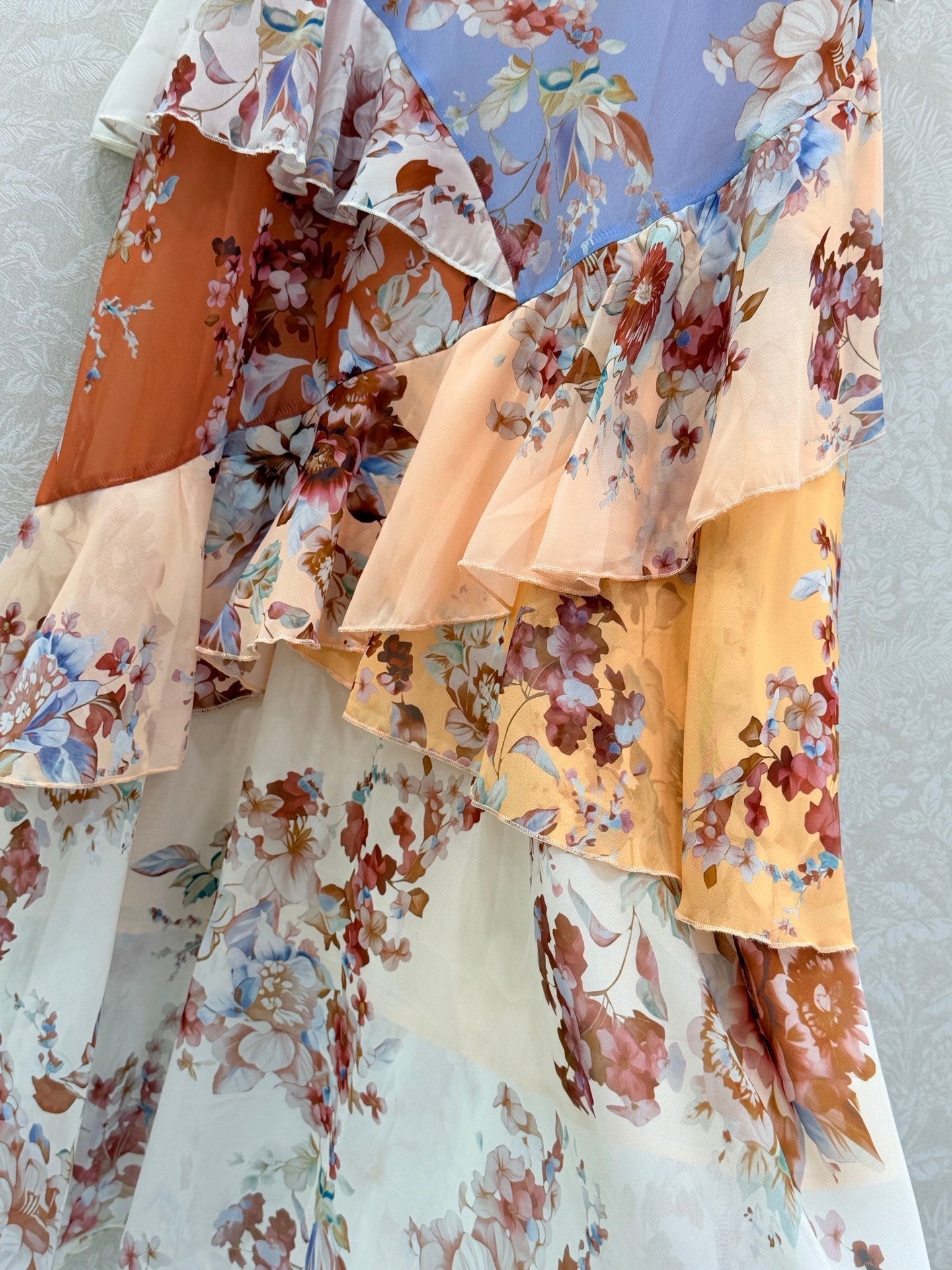 Zimmermann 2026 Resort Swim Wallpaper Floral Denim Cotton 347328
