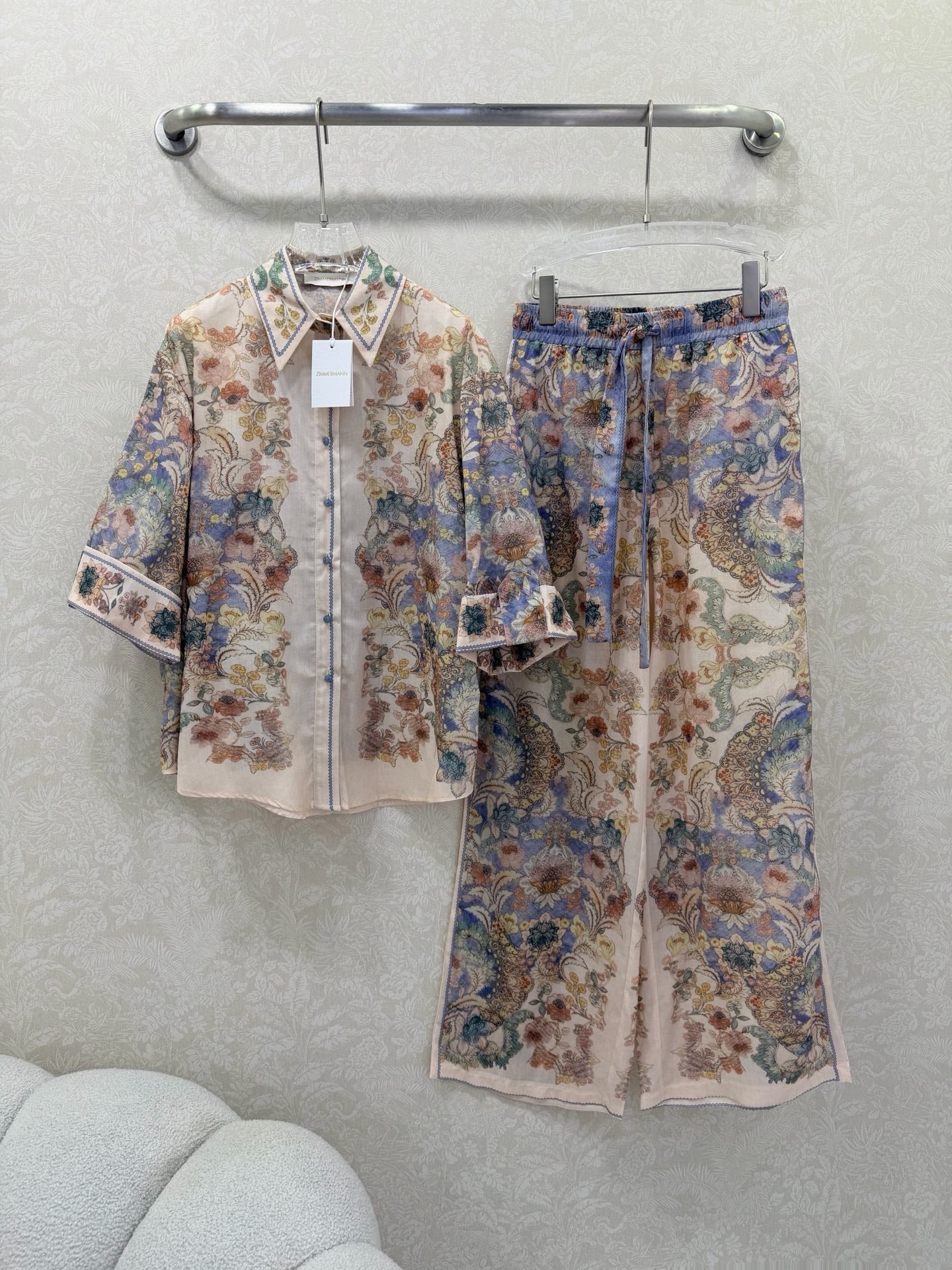 Zimmermann Set Pierre-Louis Mascia Floral Tapestry Cotton 347298
