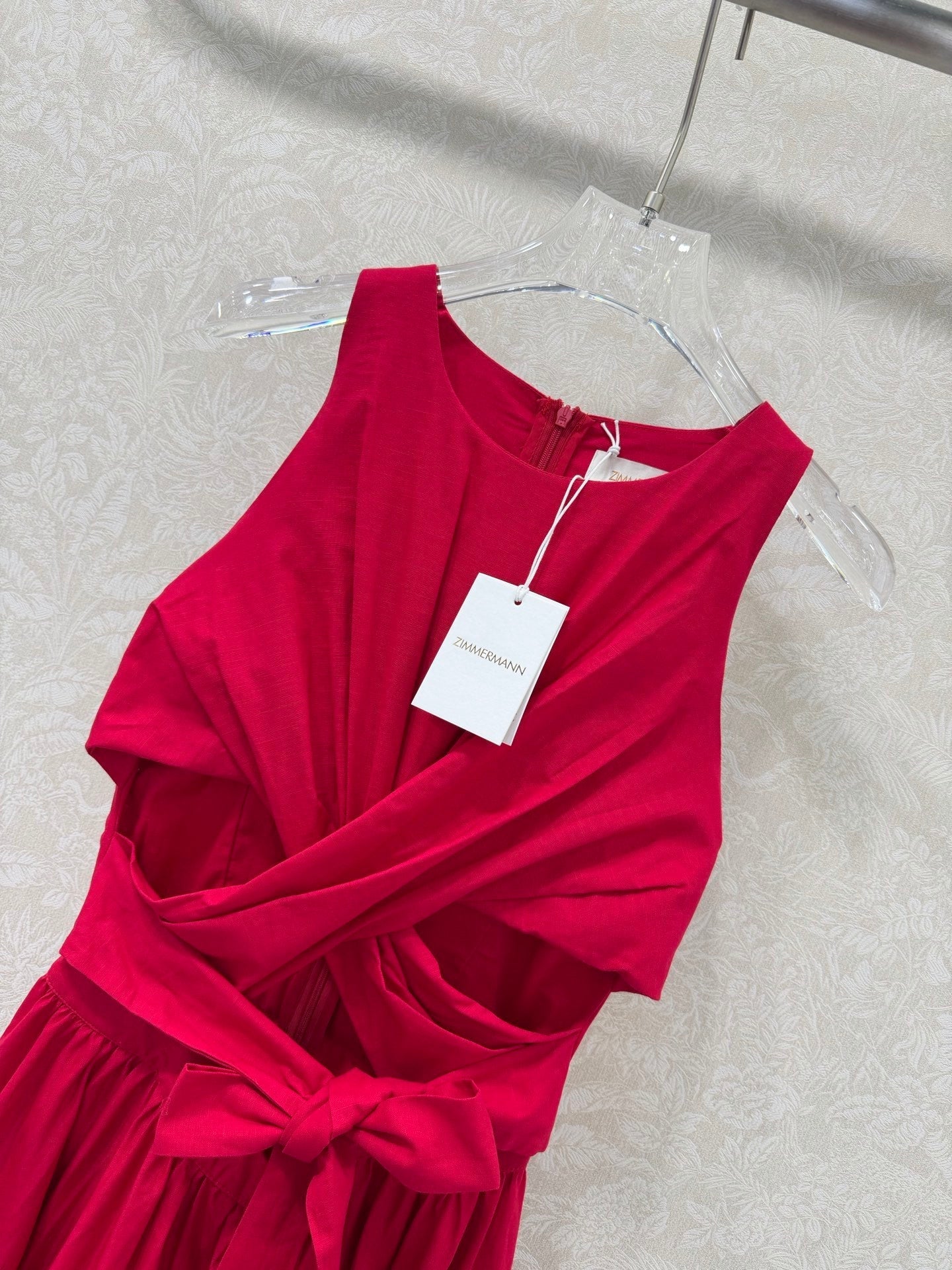 Zimmerma Tie-Up Vest Dress 353090