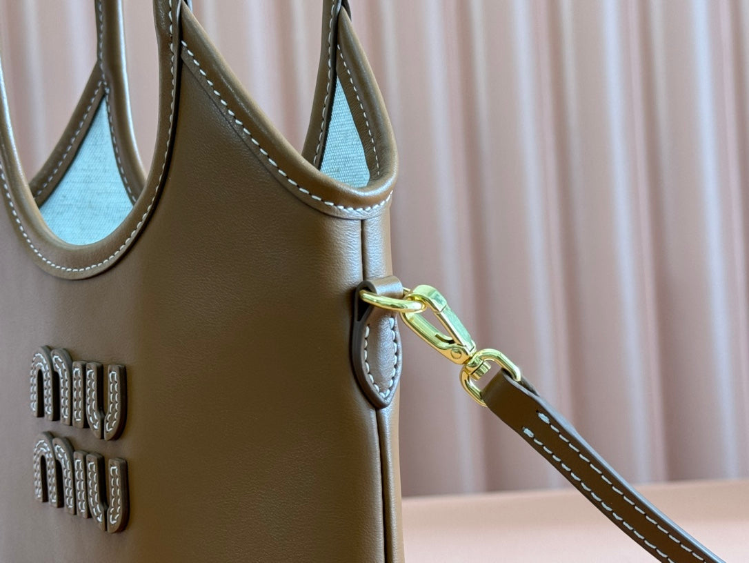 IVY Tote Bag 20 Brown Leather 239727