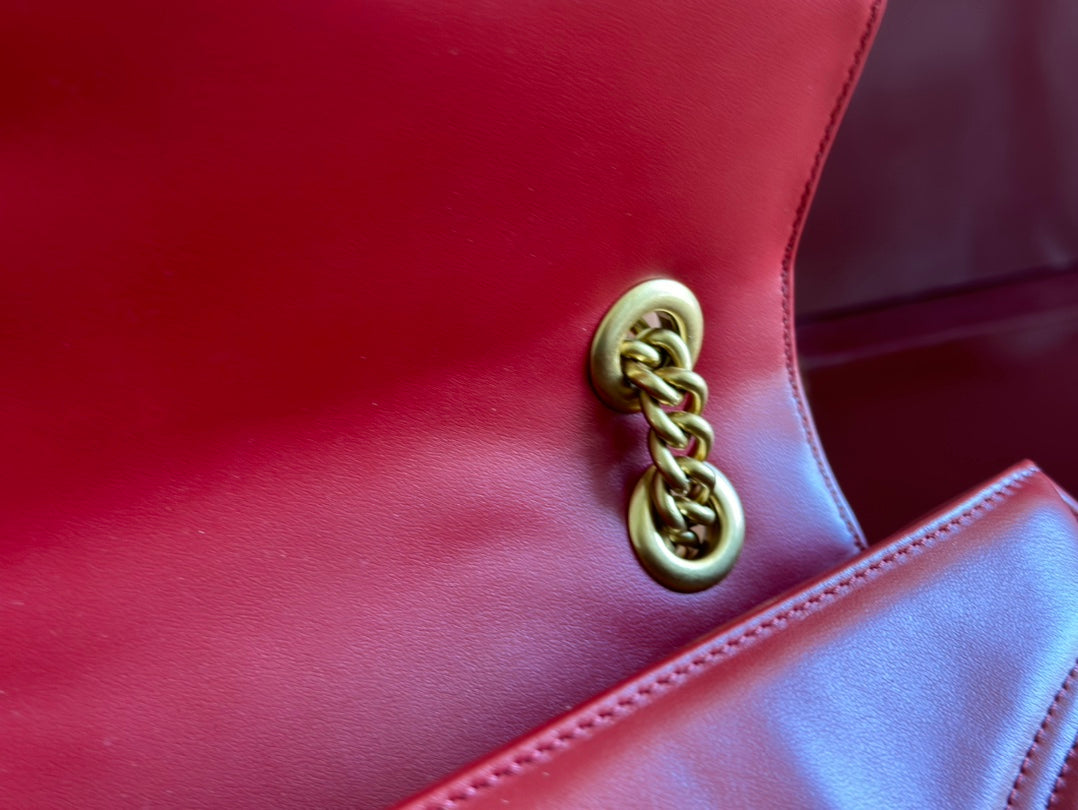 Gucci GG Marmont 31 Bag Red Calfskin 248222