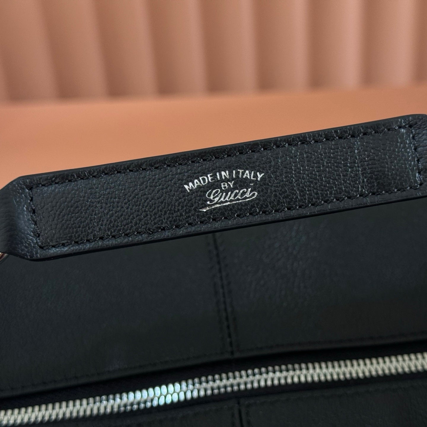 GG Brera Medium Crossbody Bag Black Lambskin