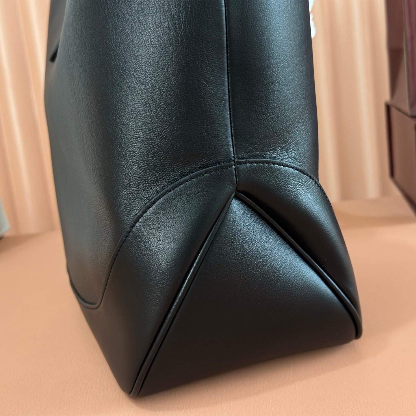 GG Jackie Large Tote Bag Black Lambskin