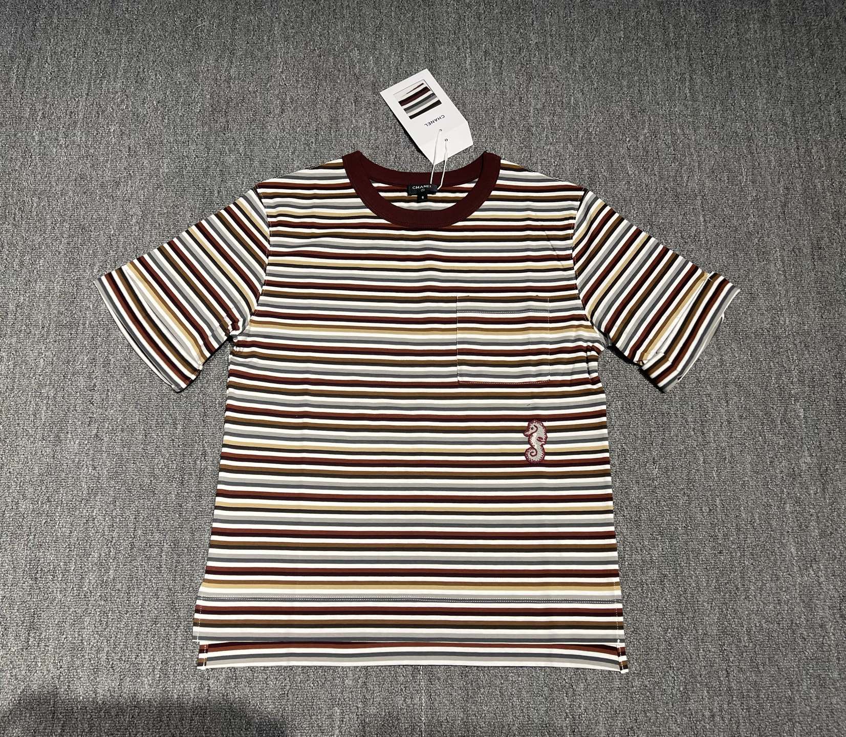 CC Striped Seahorse T-Shirt 394288