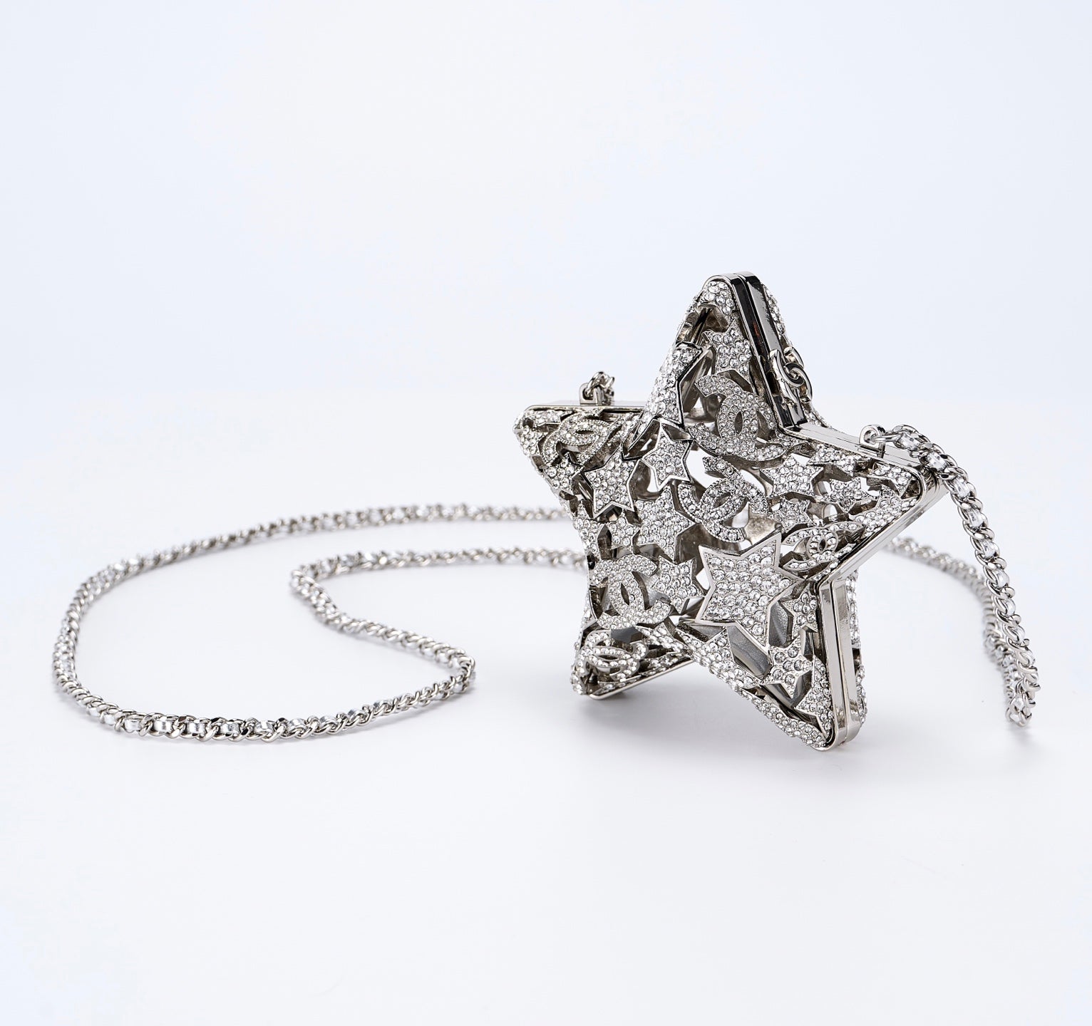CC 25A Metier's d'Art Star Minaudiere Strass Crystals Clutch Bag