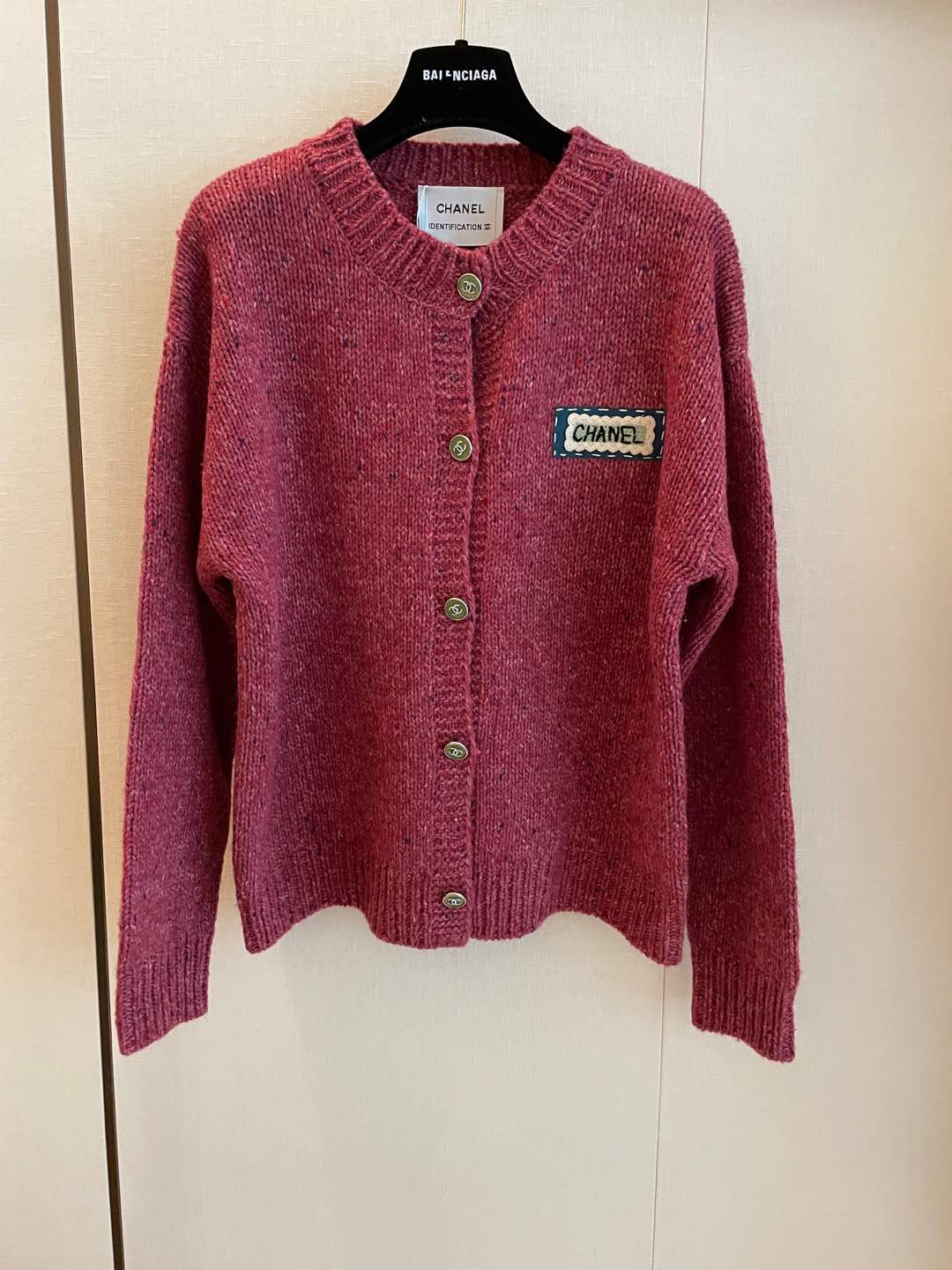 CC Cardigan Burgundy Cashmere