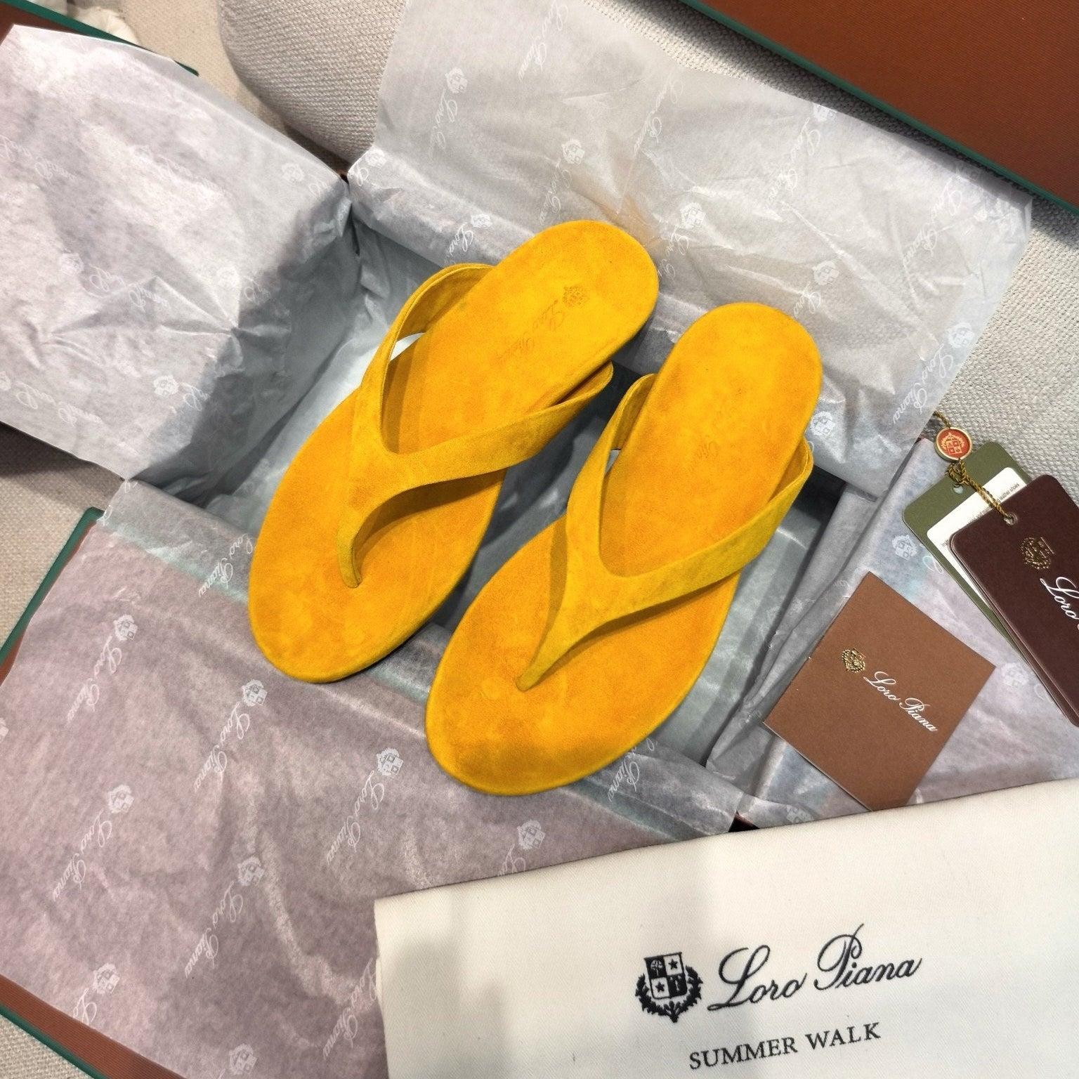 LP Ida Thong Sandal Yellow Suede 798917