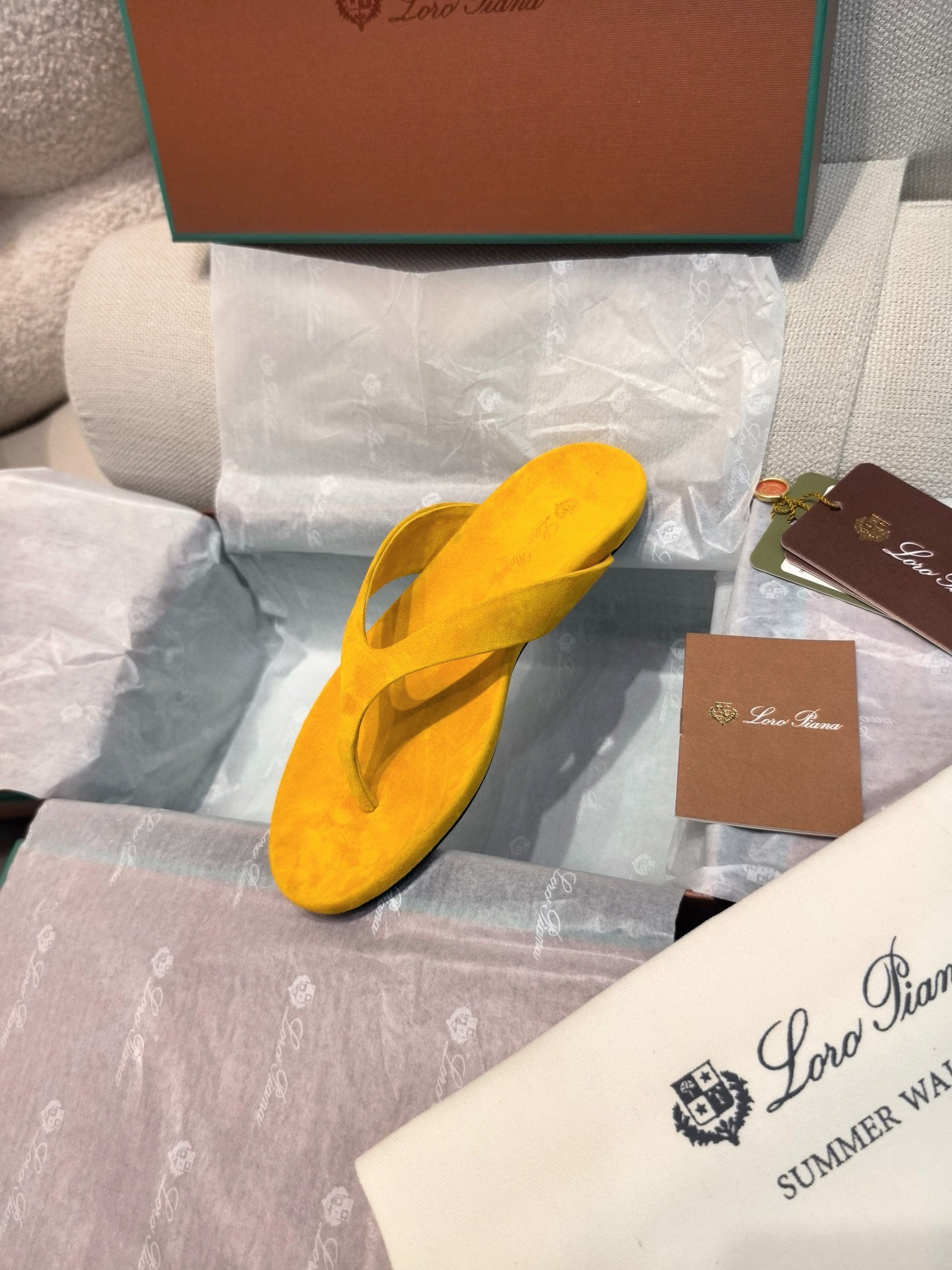 LP Ida Thong Sandal Yellow Suede 798917