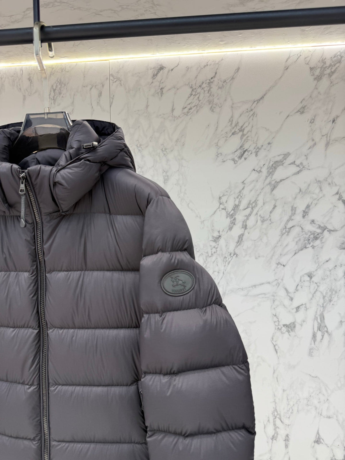 BRR 26s Down Jacket Hooded Dark Grey 439585