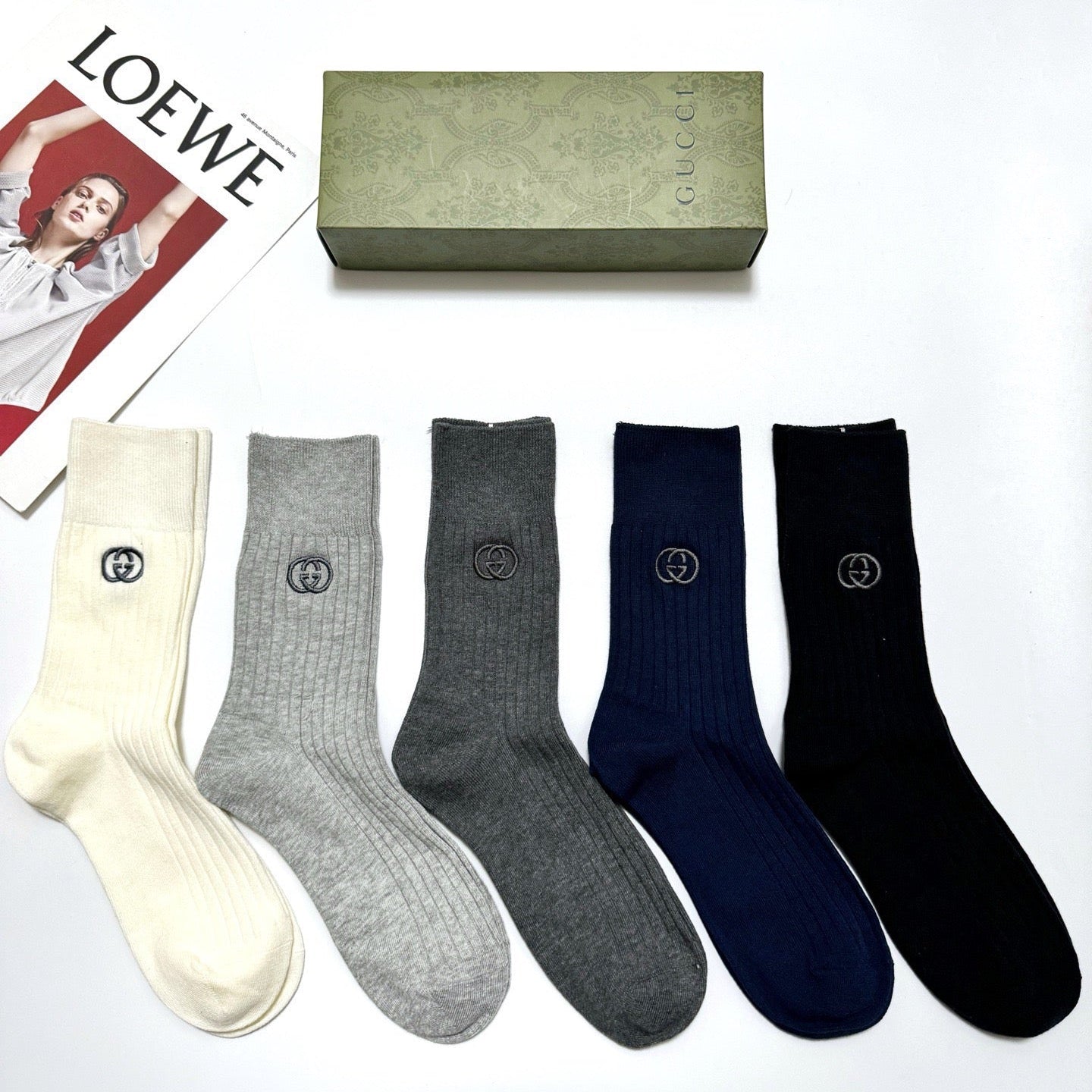 Mid-Calf Socks 152356 (1 BOX)