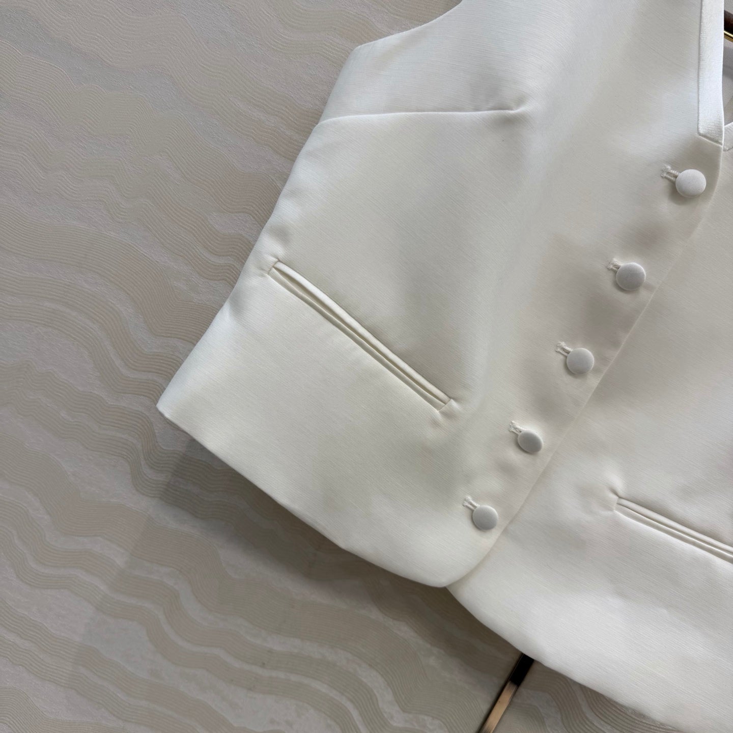 LP 2026 Set Vest & Cropped Pants White Polyester 373542