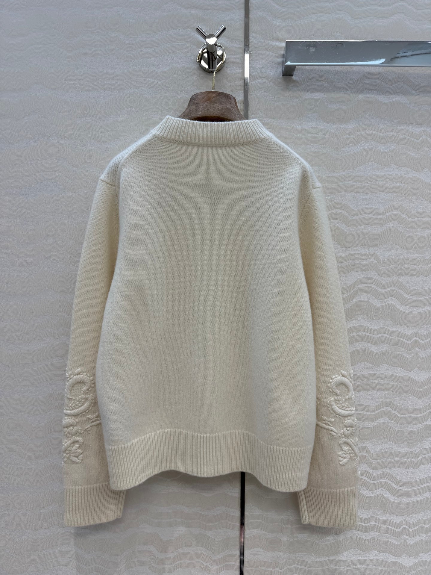 LP 26s Polo Jumper Light Cream Cotton 413069