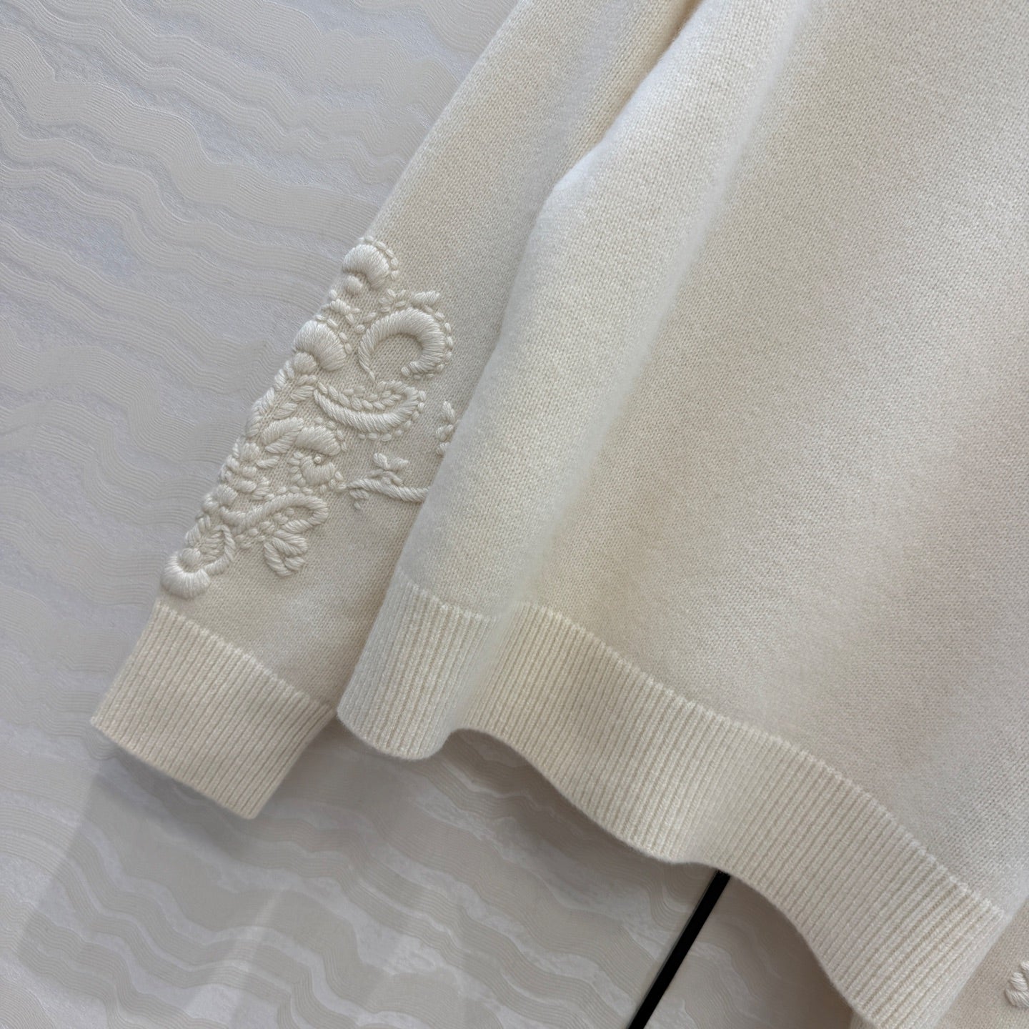 LP 26s Polo Jumper Light Cream Cotton 413069
