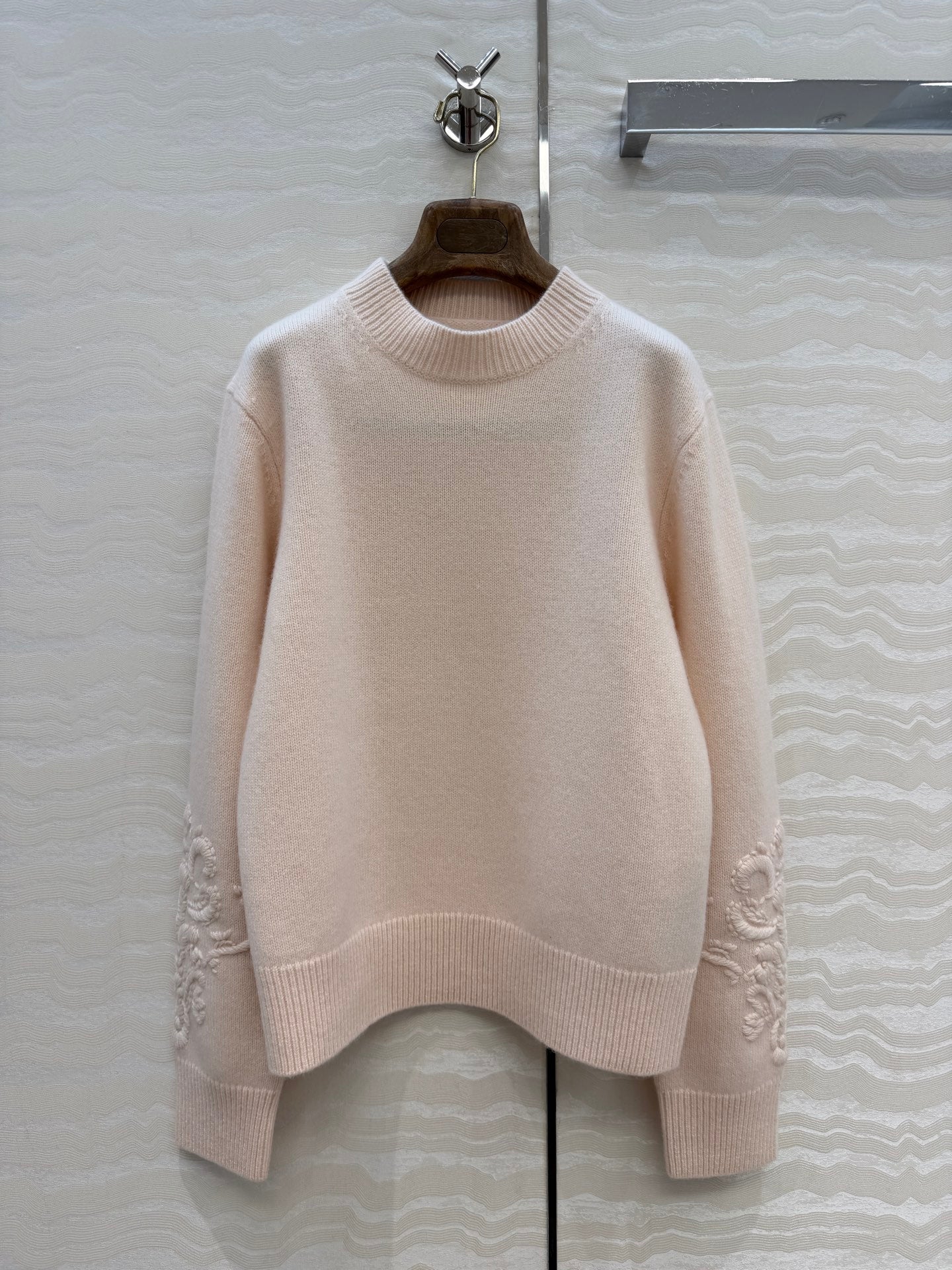 LP 26s Polo Jumper Light Pink Cotton 413071