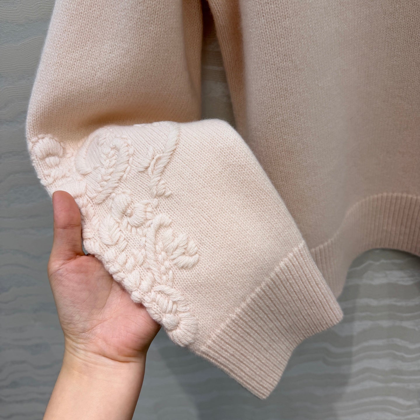 LP 26s Polo Jumper Light Pink Cotton 413071