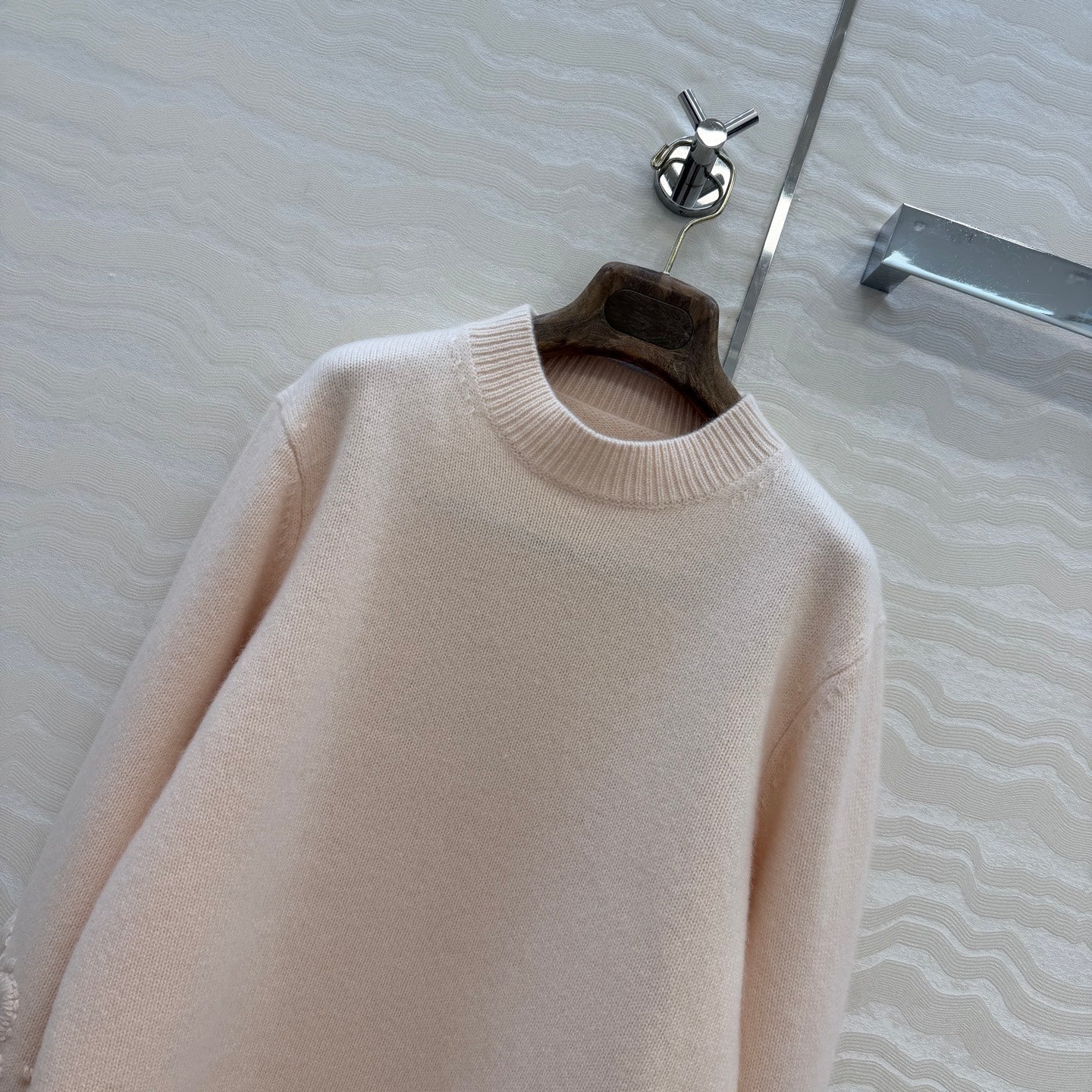 LP 26s Polo Jumper Light Pink Cotton 413071