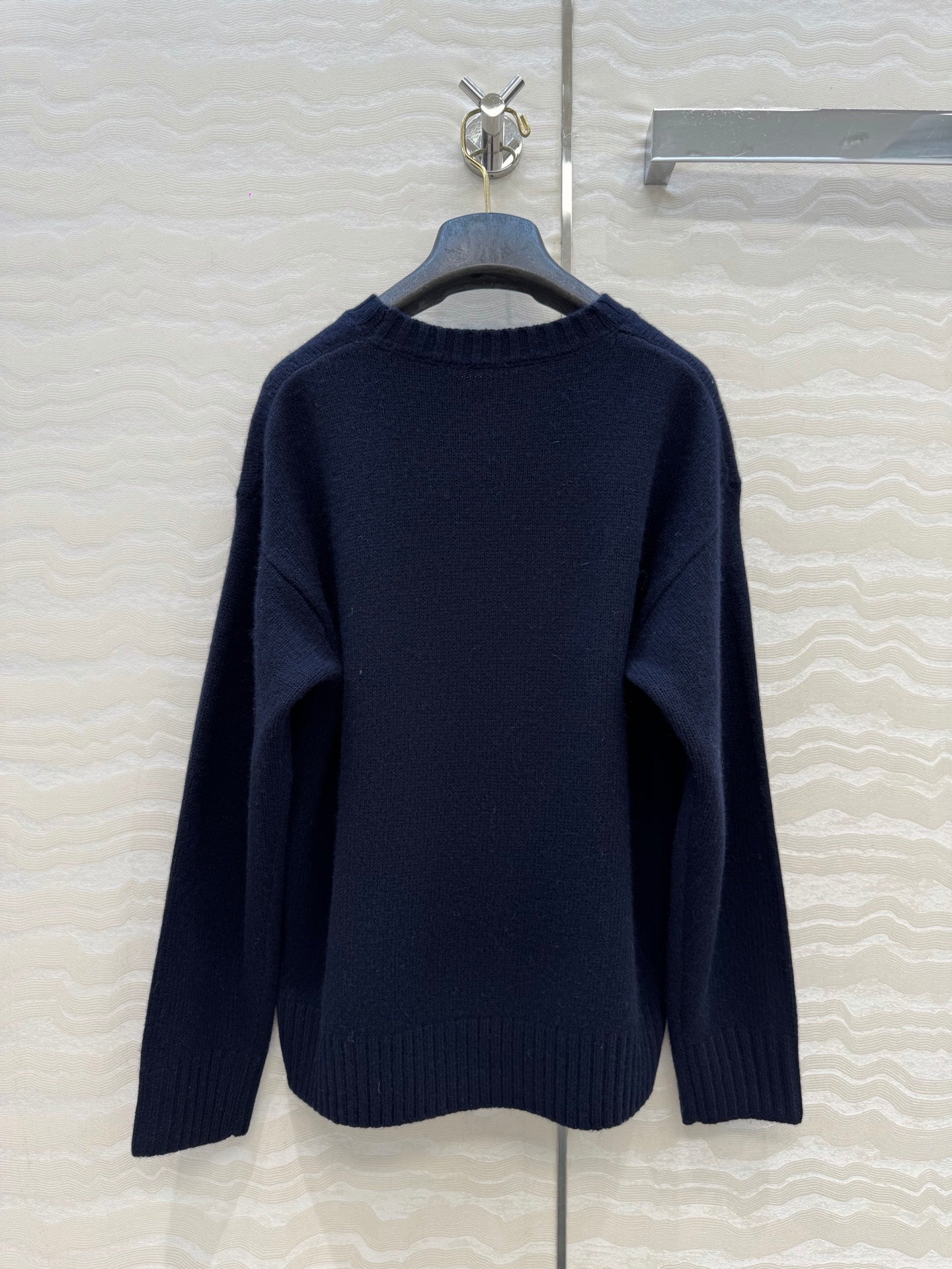 Ralph Lauren Polo Bear Jumper Navy Blue Wool 419761