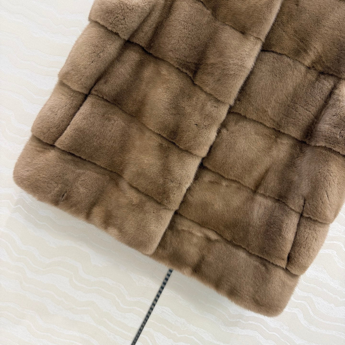CD 26s Faux Fur Gilet Vest Brown Mink Fur 429415