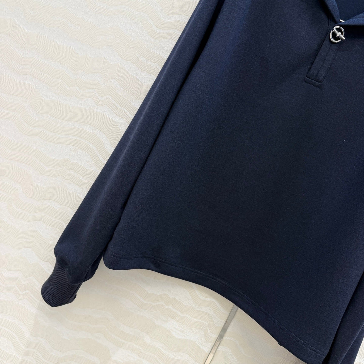 HM 26s Polo Sweatpants Set Navy Blue Wool Silk Blend 429399
